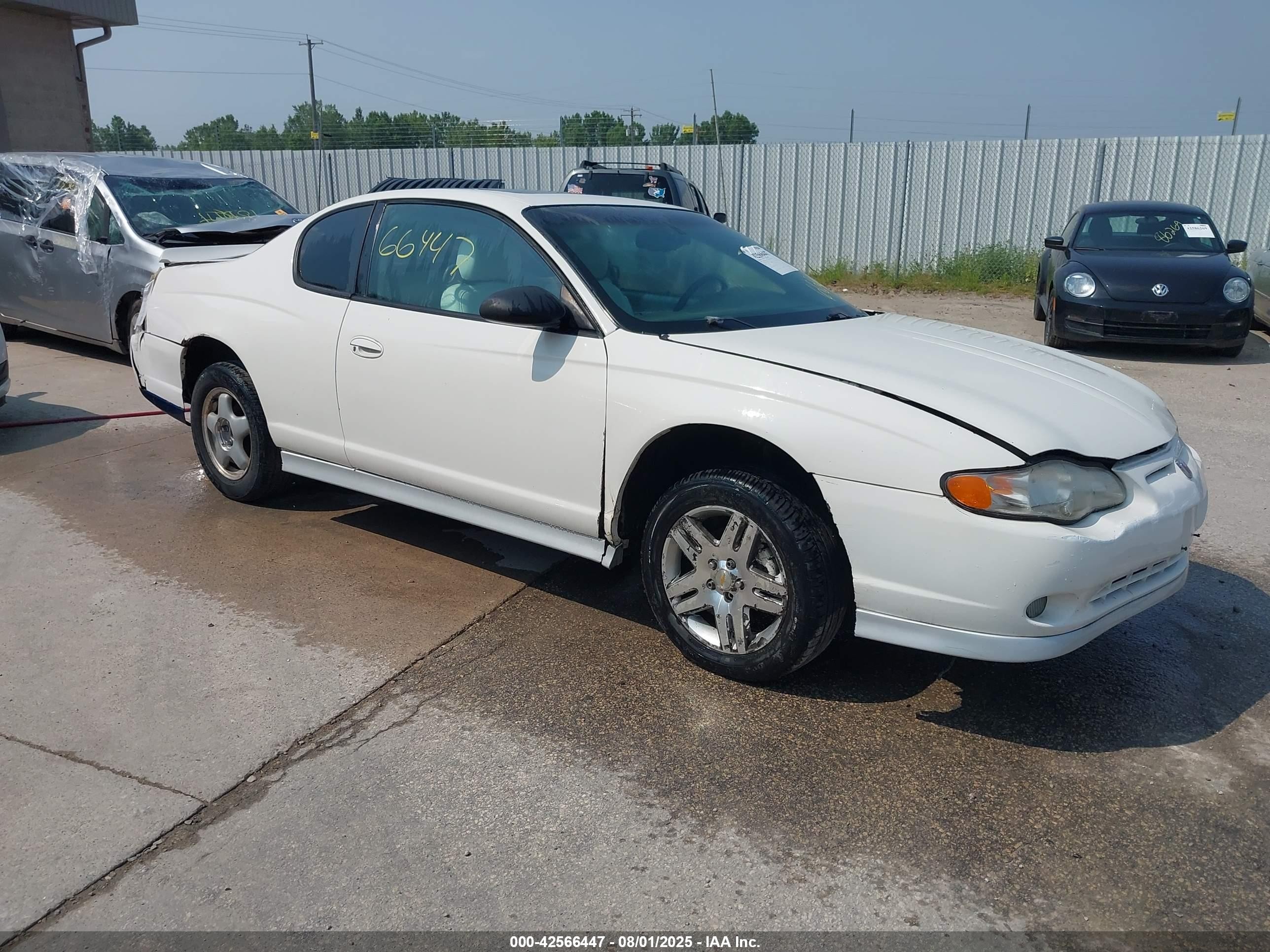 2002 Chevrolet Monte Carlo SS, VIN 2G1WX15K729219142 — По всему кузову