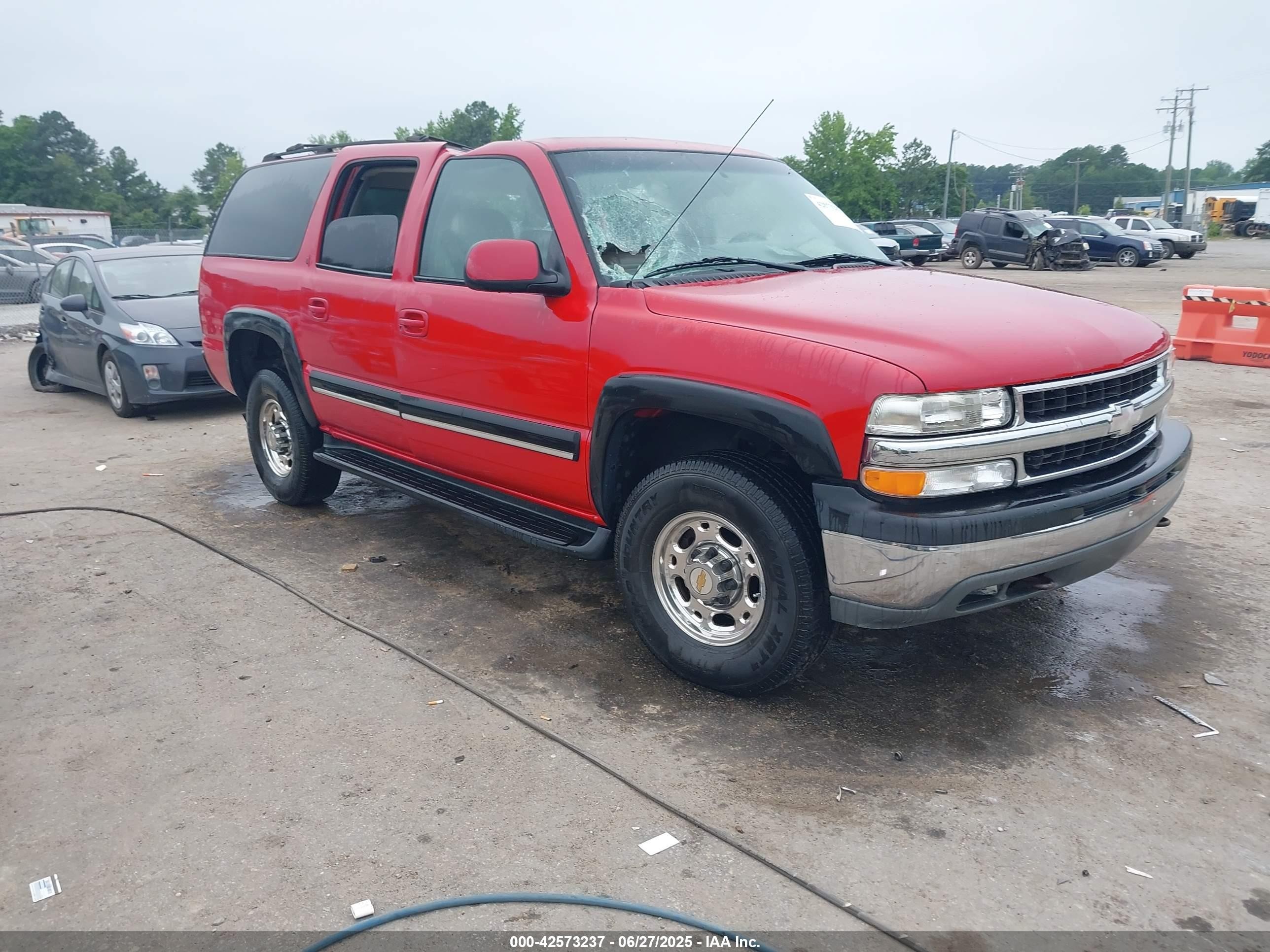 2001 Chevrolet Suburban LT, VIN 3GNGK26U81G135780 — Roof