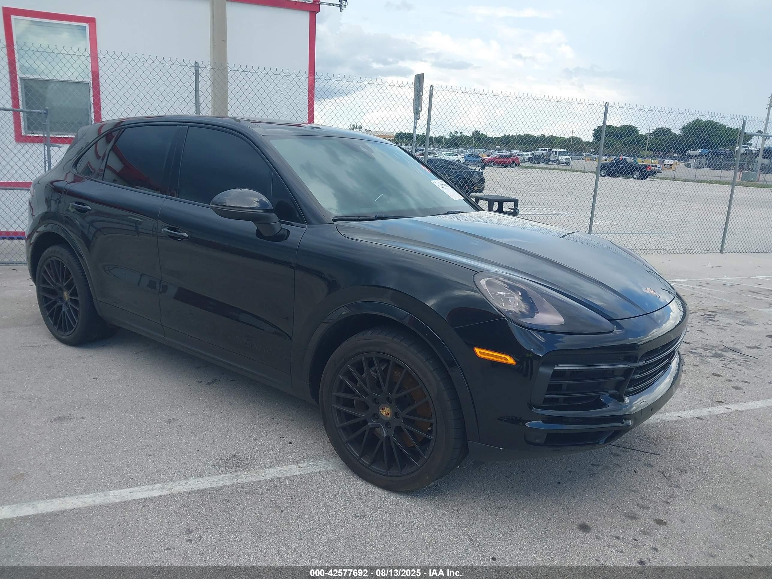 2022 Porsche Cayenne, VIN WP1AA2AY2NDA04020 — Water / flood