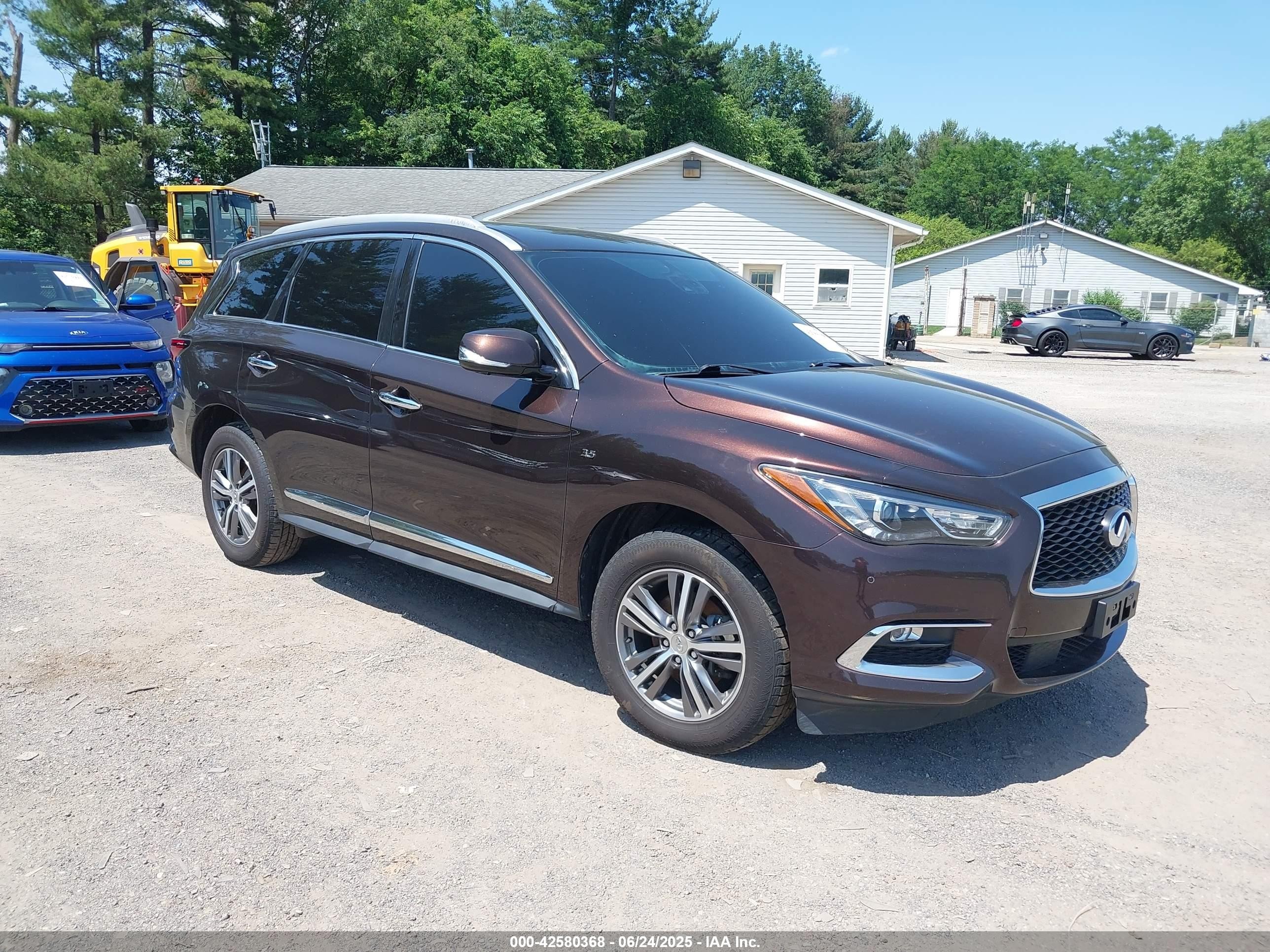 2019 Infiniti QX60 Luxe, VIN 5N1DL0MM0KC569160 — Interior fire
