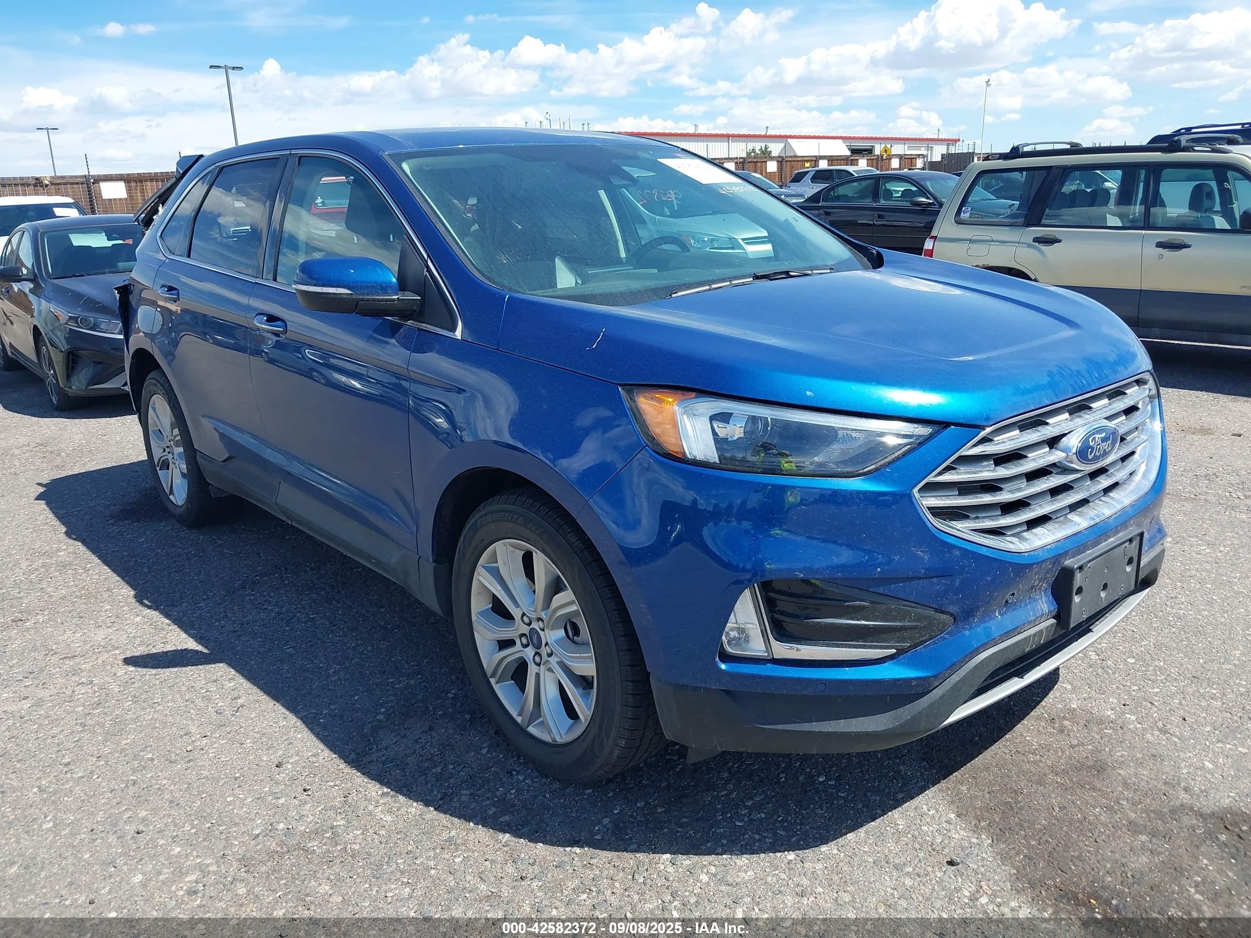 2022 Ford Edge Titanium, VIN 2FMPK4K95NBB05789 — Rear end