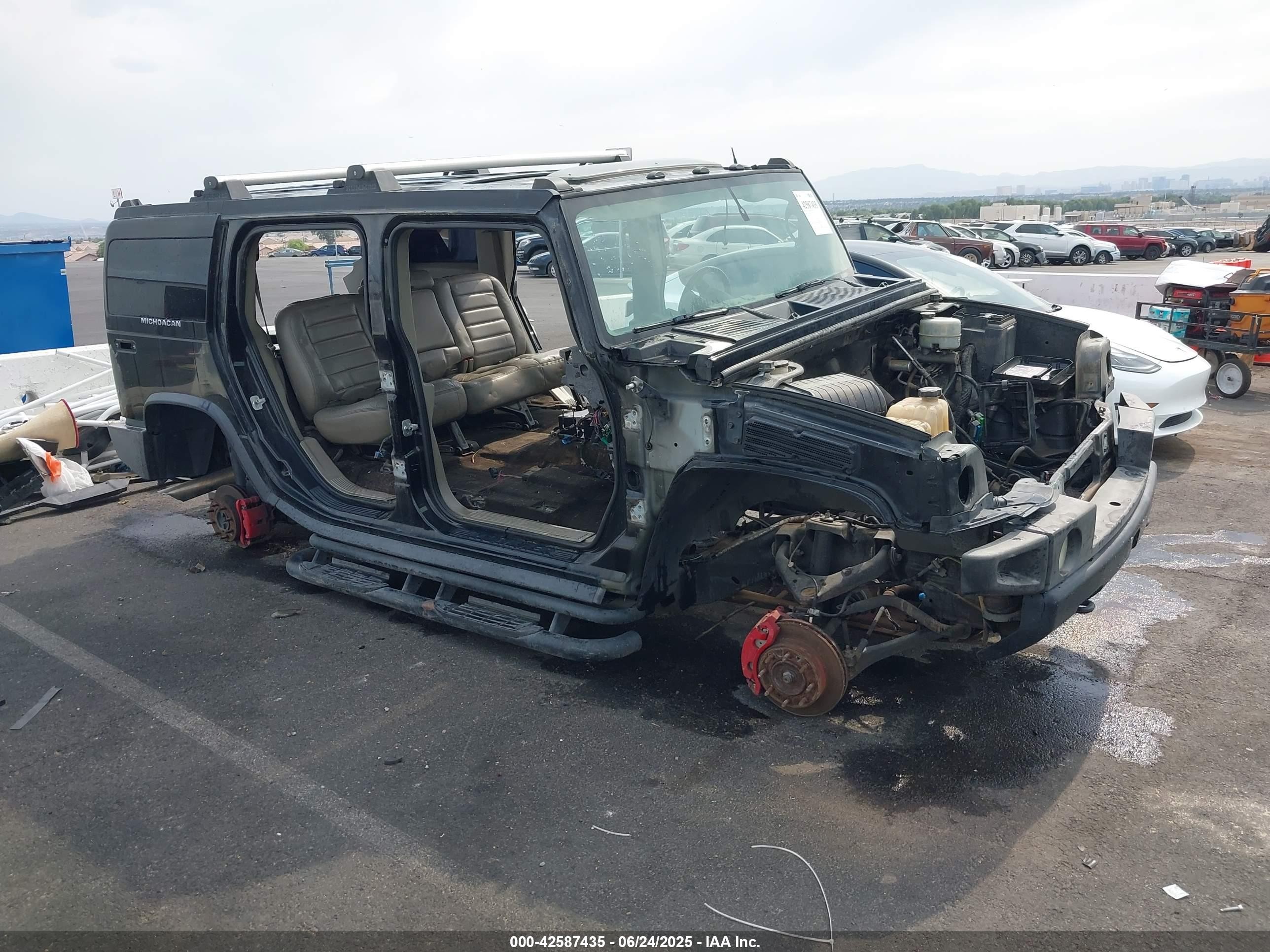 2004 Hummer H2, VIN 5GRGN23U34H112193 — Theft recovery