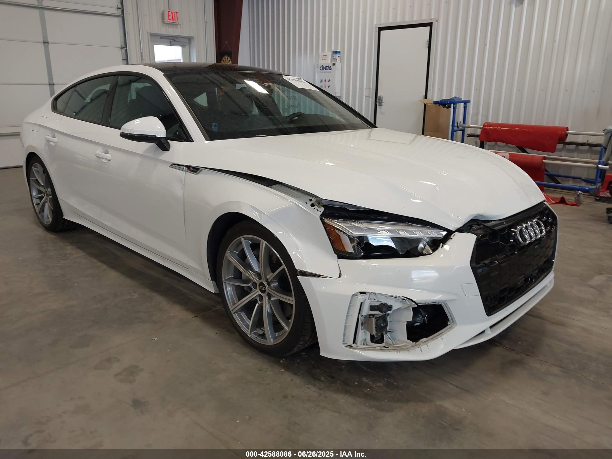 2025 Audi A5 Sportback S line Premium, VIN WAUDACF54SA004758 — Front end