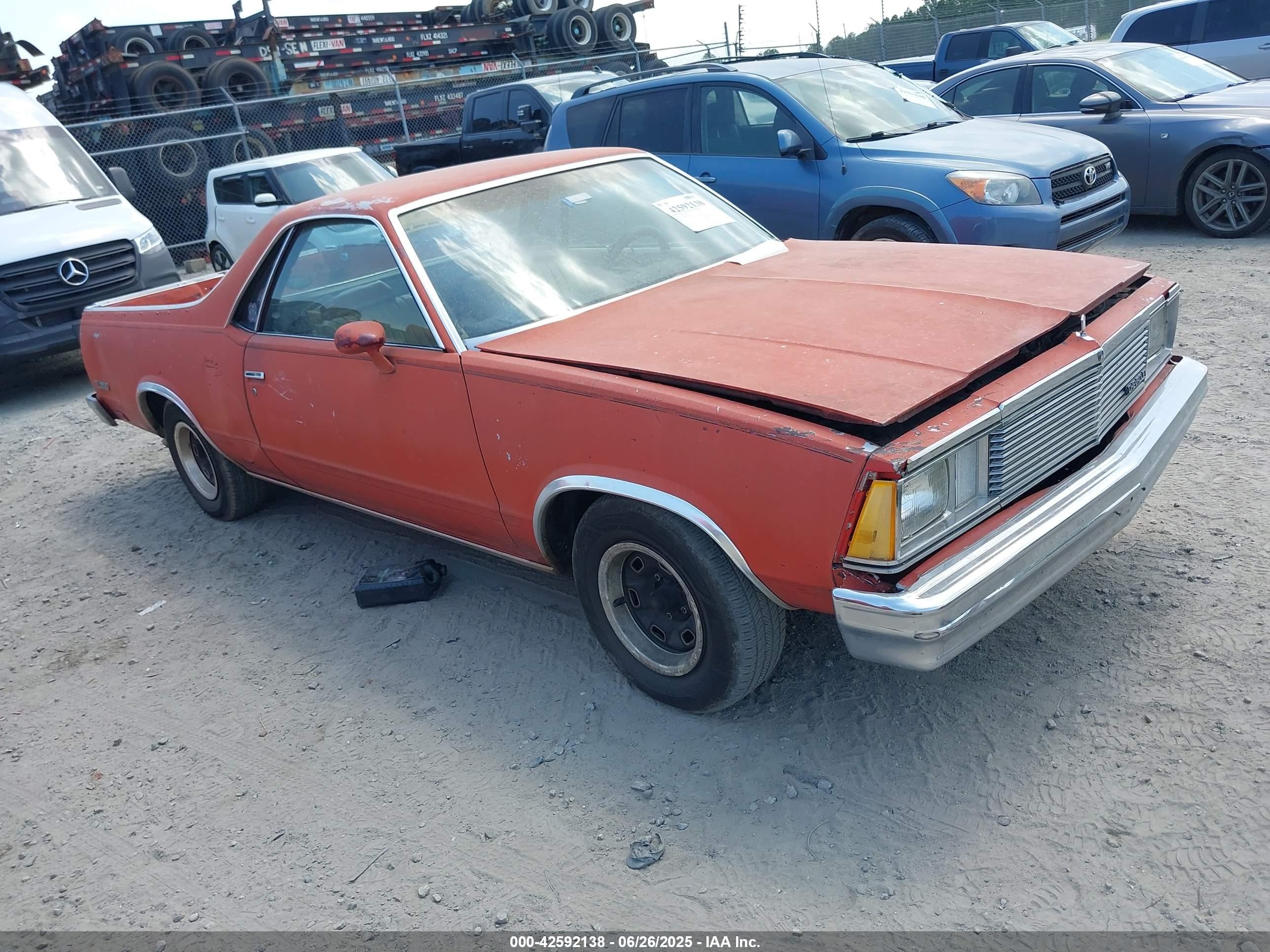 1981 Chevrolet El Camino, VIN 1GCCW80J0BD460709 — All over