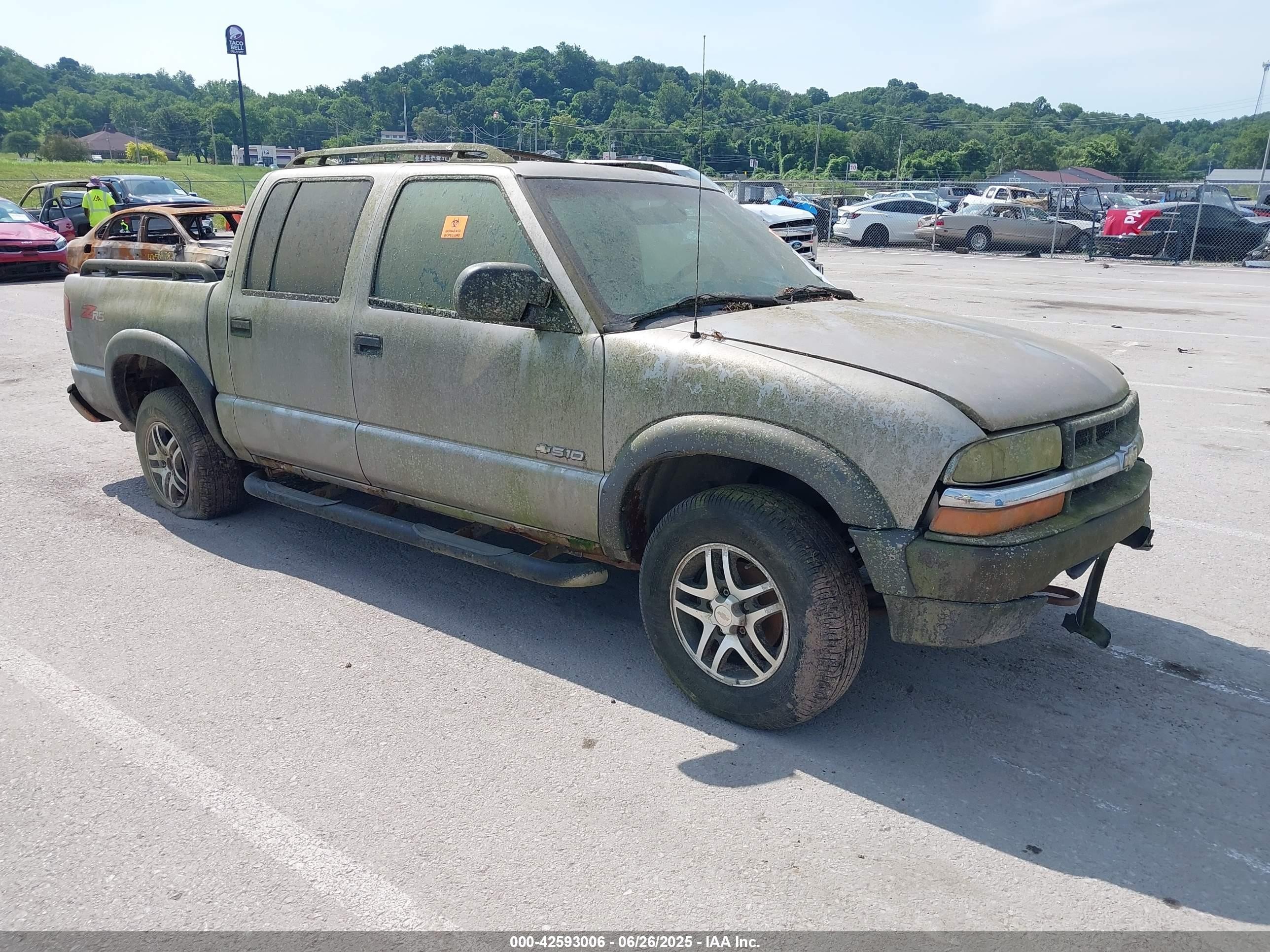 2003 Chevrolet S-10 LS, VIN 1GCDT13X13K167564 — Biohazard / chemical