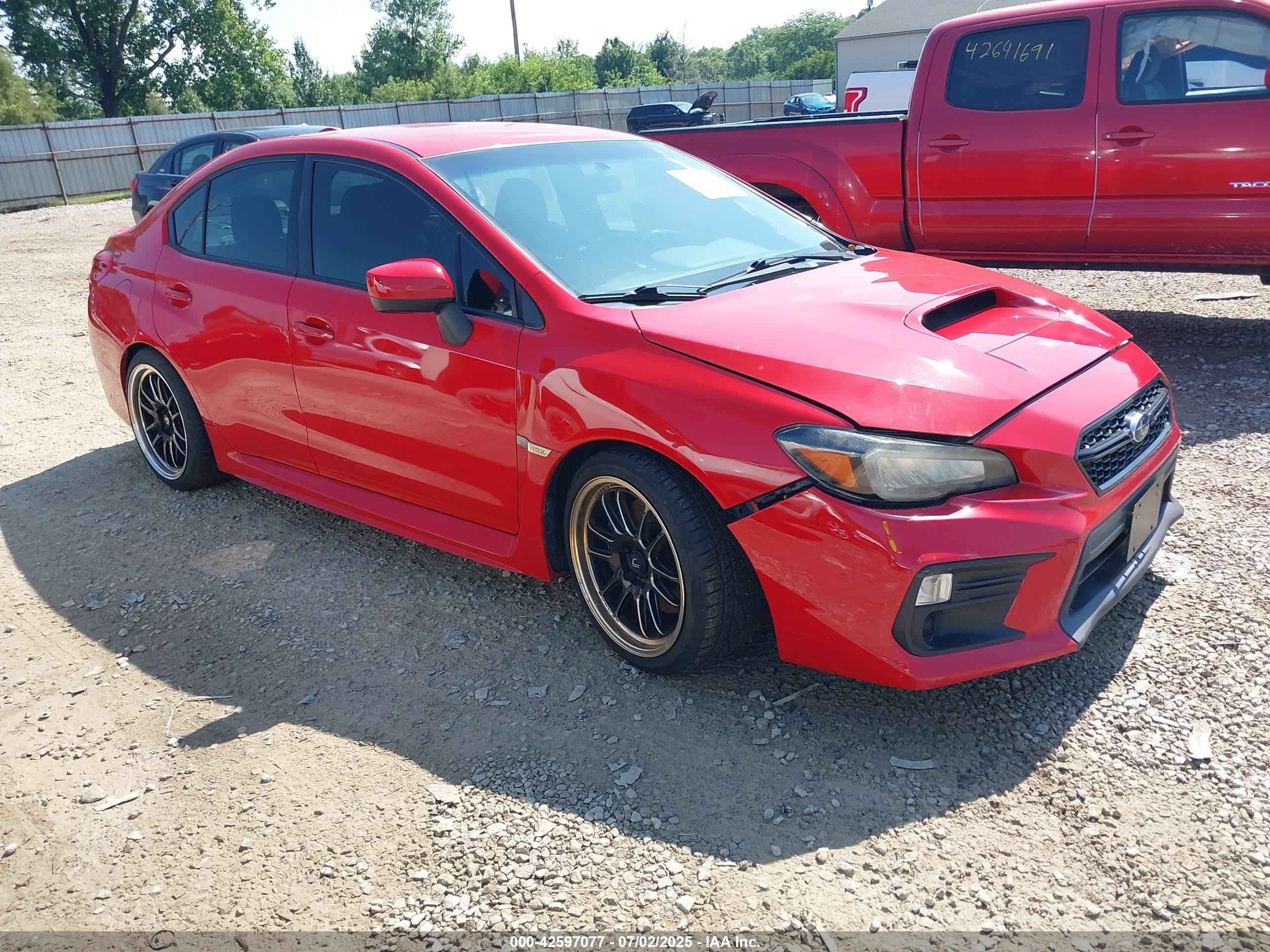 2019 Subaru WRX, VIN JF1VA1A60K9820952 — Механическое