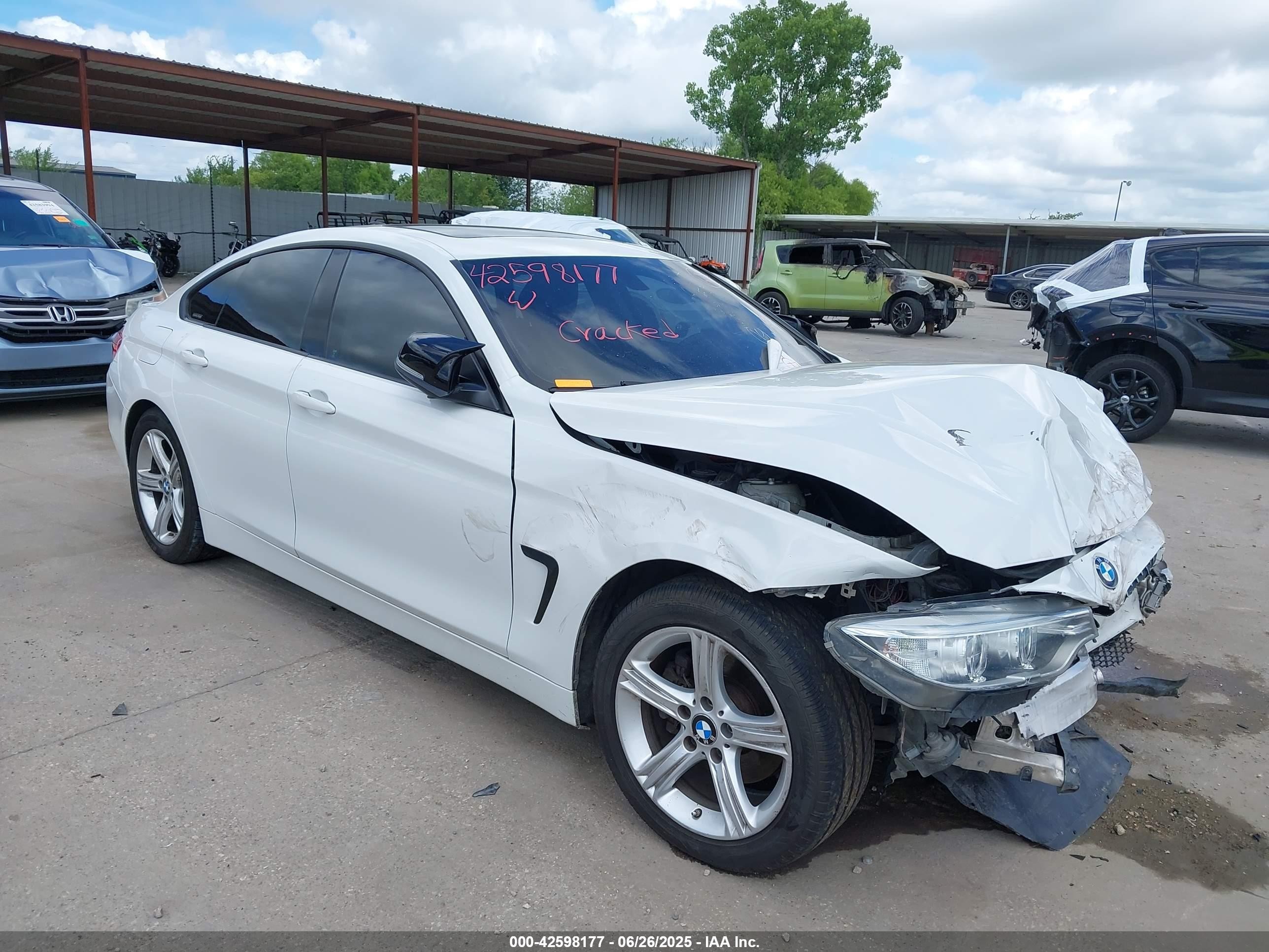 2015 BMW 4 Series 428i, VIN WBA4A5C50FD410881 — Front end