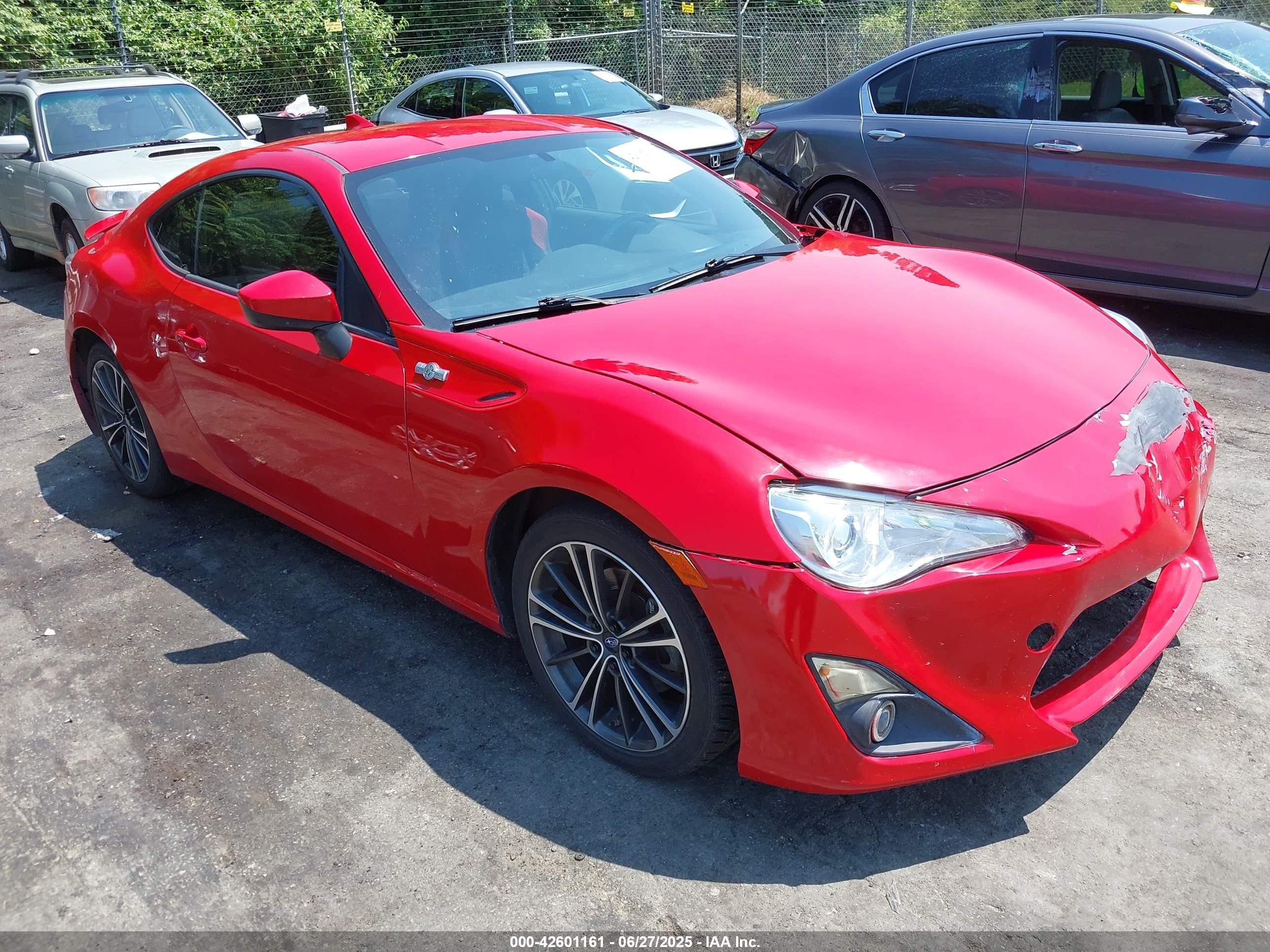 2015 Scion FR-S, VIN JF1ZNAA19F9700194 — Front end
