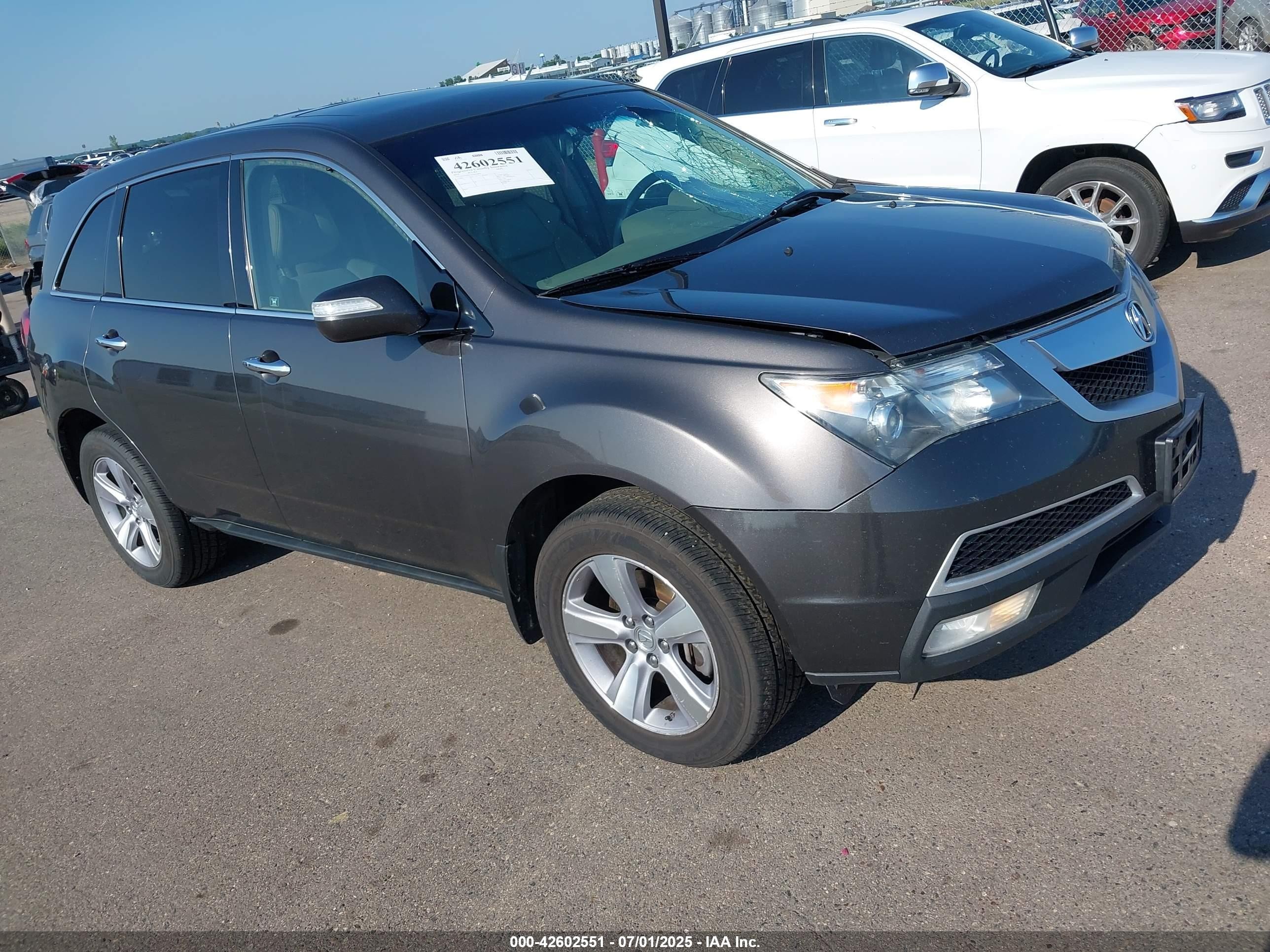 2012 Acura MDX Technology, VIN 2HNYD2H35CH504846 — Front end