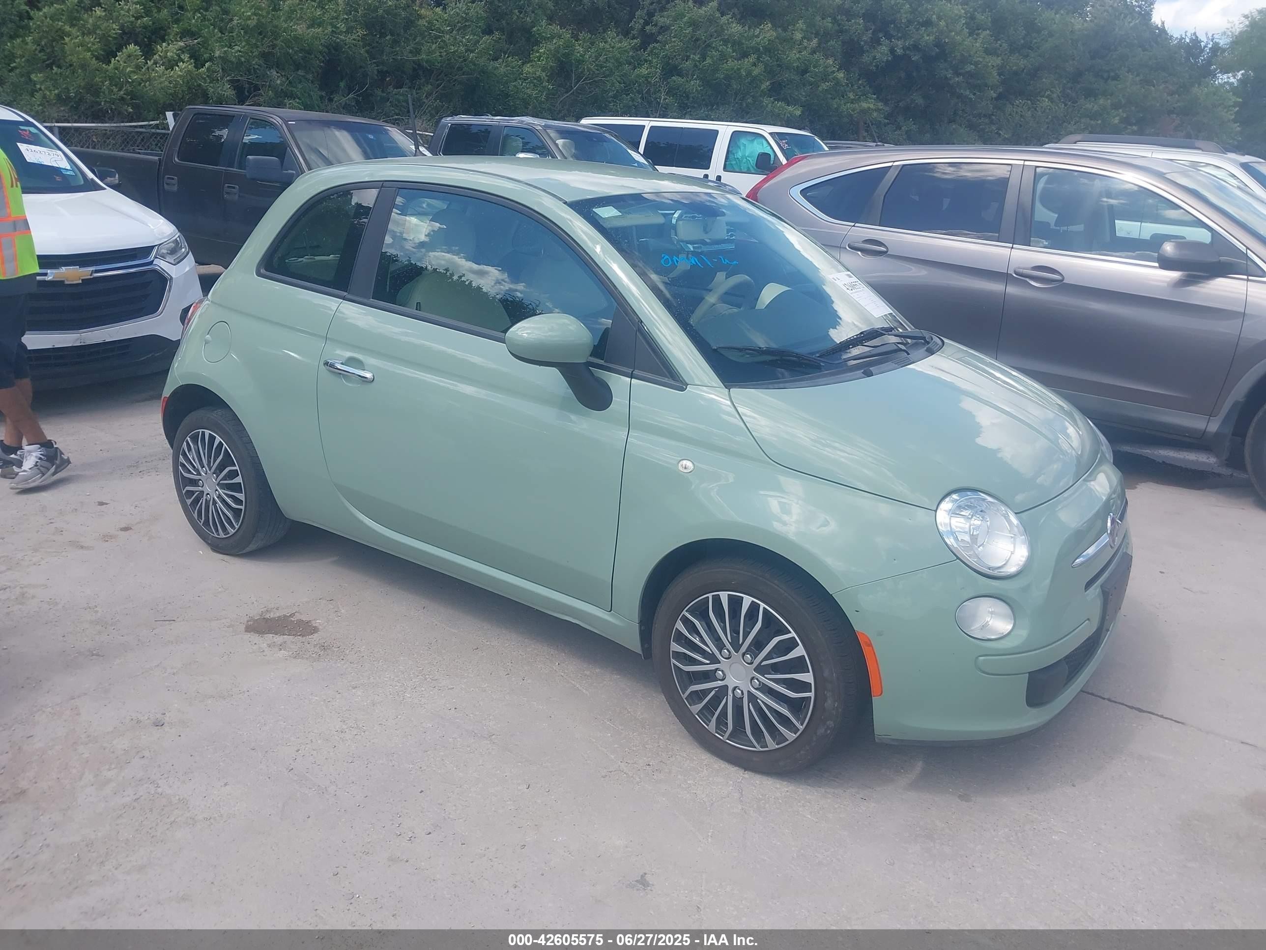 2012 FIAT 500 Pop, VIN 3C3CFFAR3CT280729 — Repossession