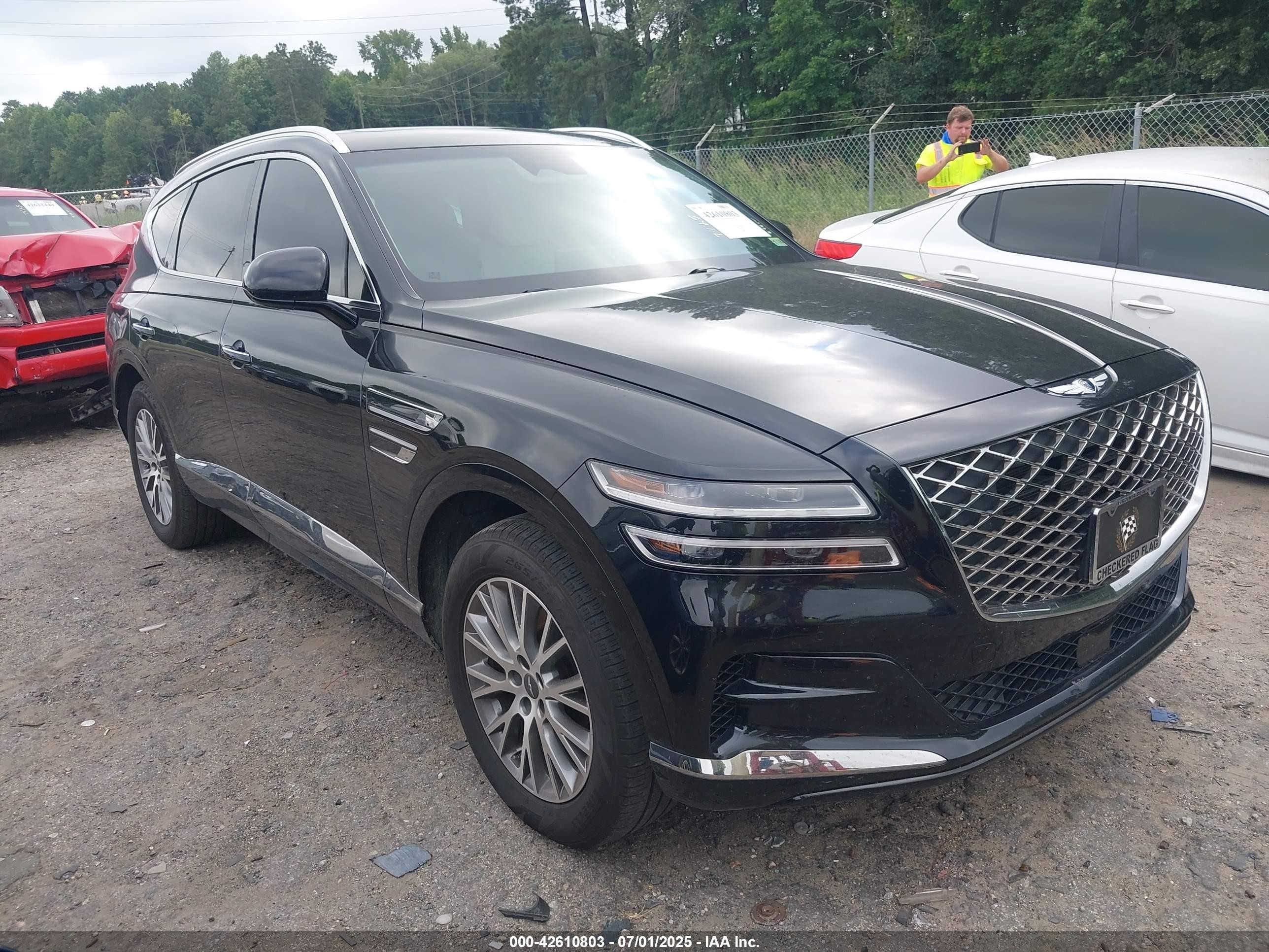 2021 Genesis GV80, VIN KMUHB4SB4MU039947 — Water / flood