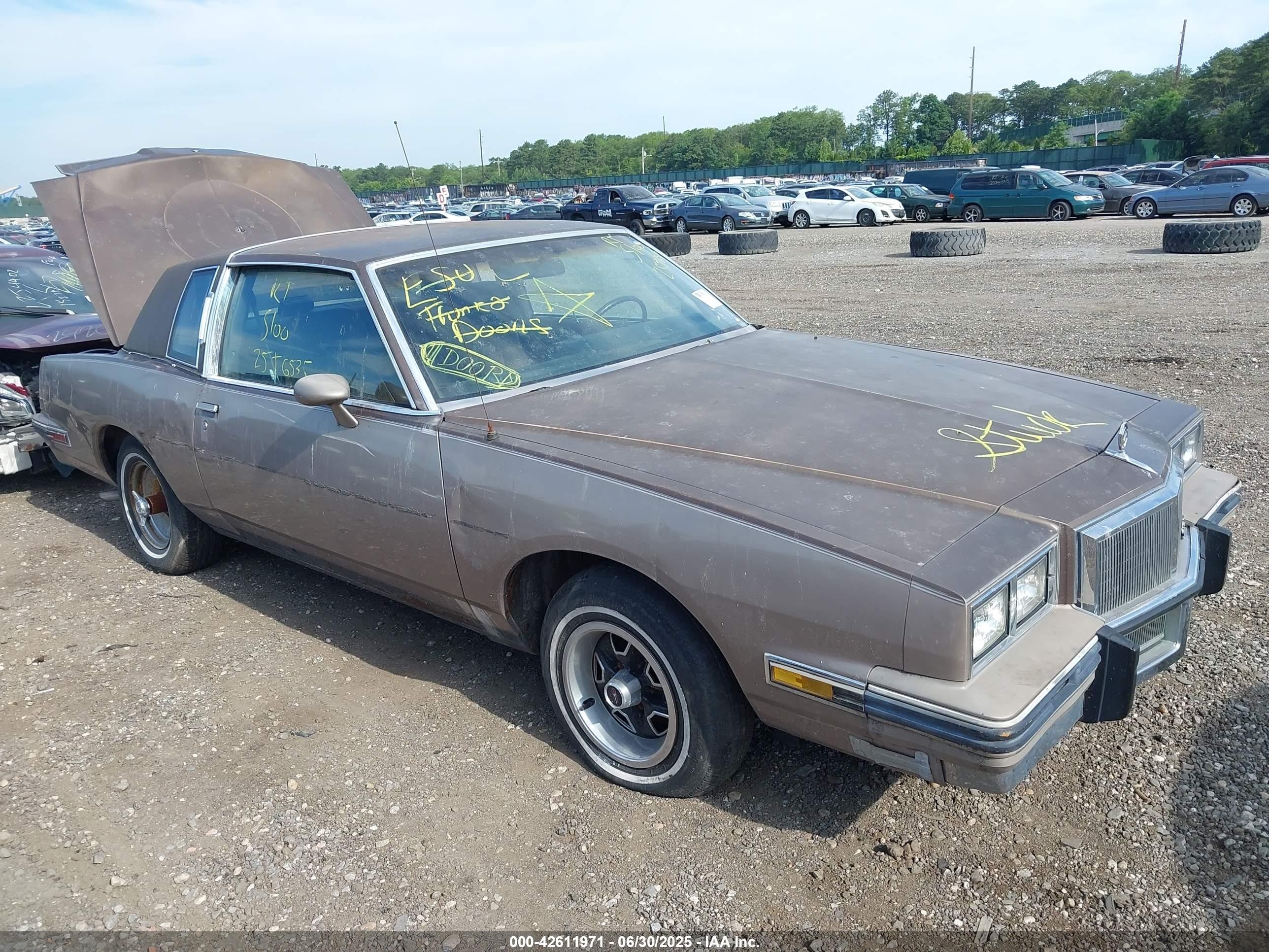 1983 Pontiac Grand Prix, VIN 2G2AK37A6D2247675 — Not stated