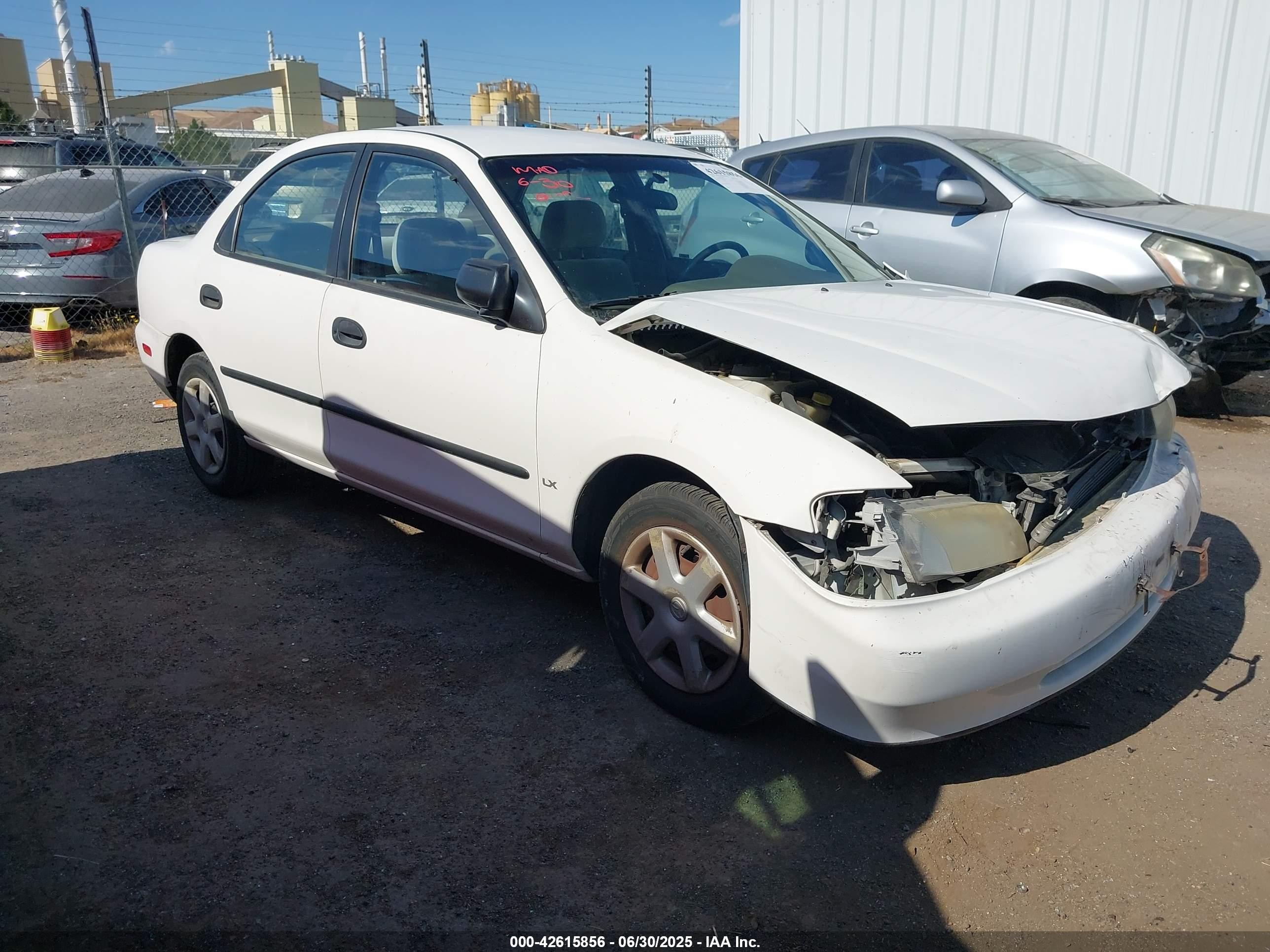 1998 Mazda Protege DX, VIN JM1BC1413W0192614 — Front end