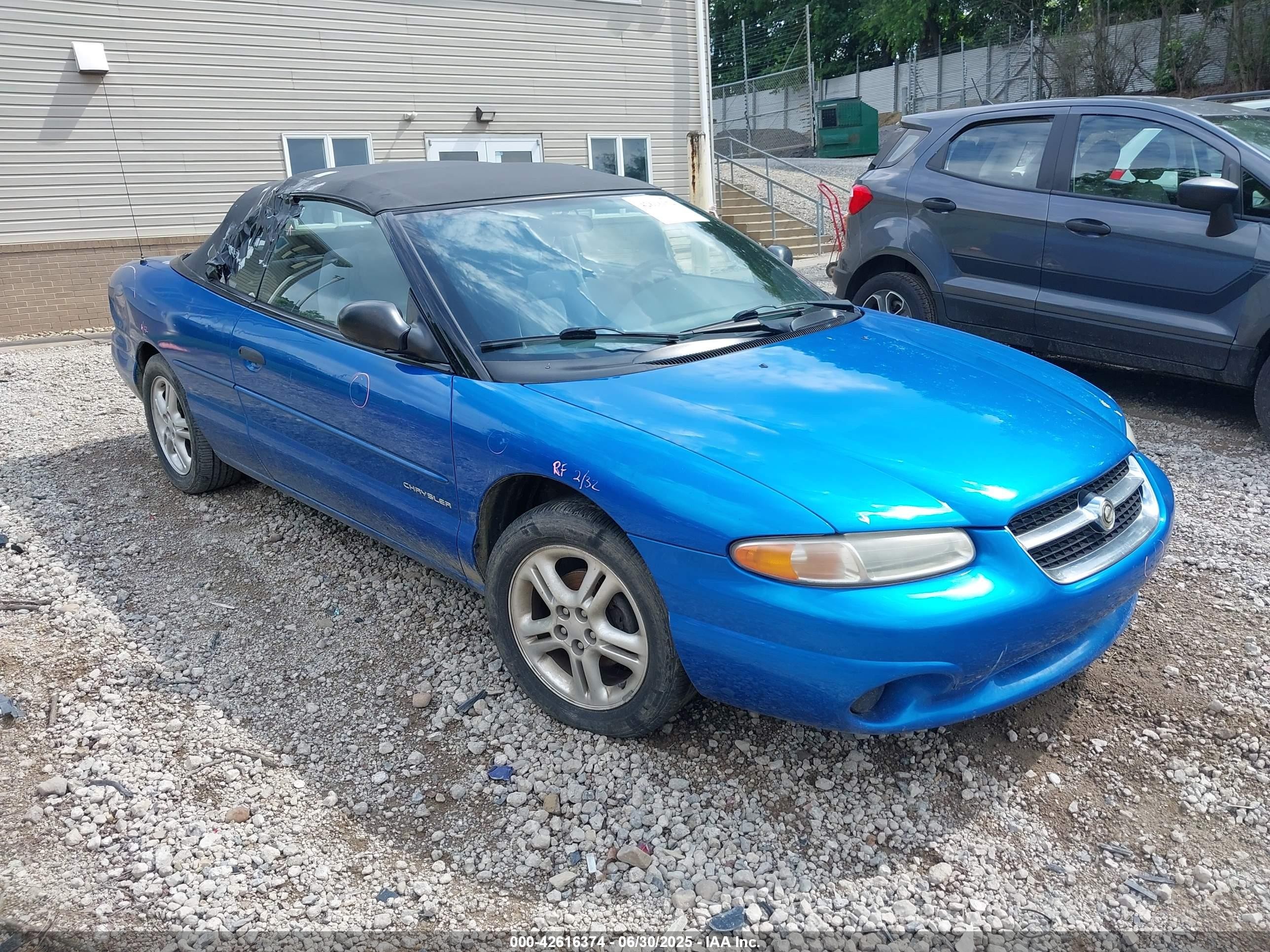 1998 Chrysler Sebring JX, VIN 3C3EL45H7WT203406 — Вода / потоп