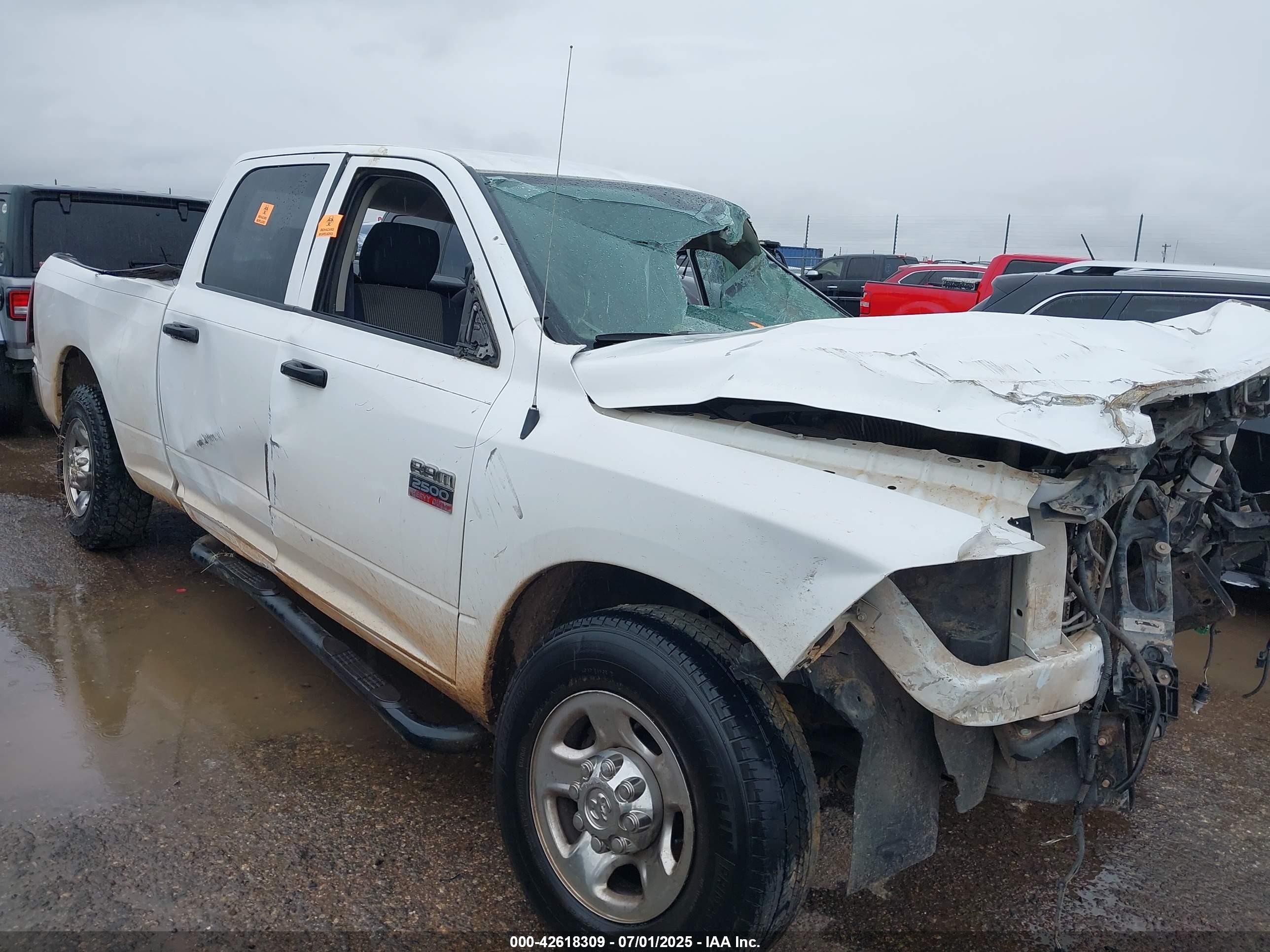 2010 Ram 2500 ST, VIN 3D7TP2CTXAG112401 — Rollover