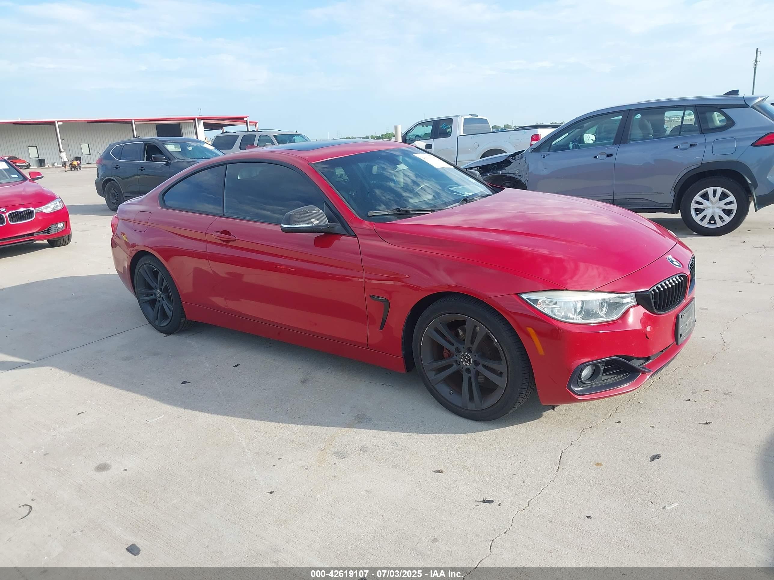 2015 BMW 4 Series 428i, VIN WBA3N7C59FK222397 — Water / flood