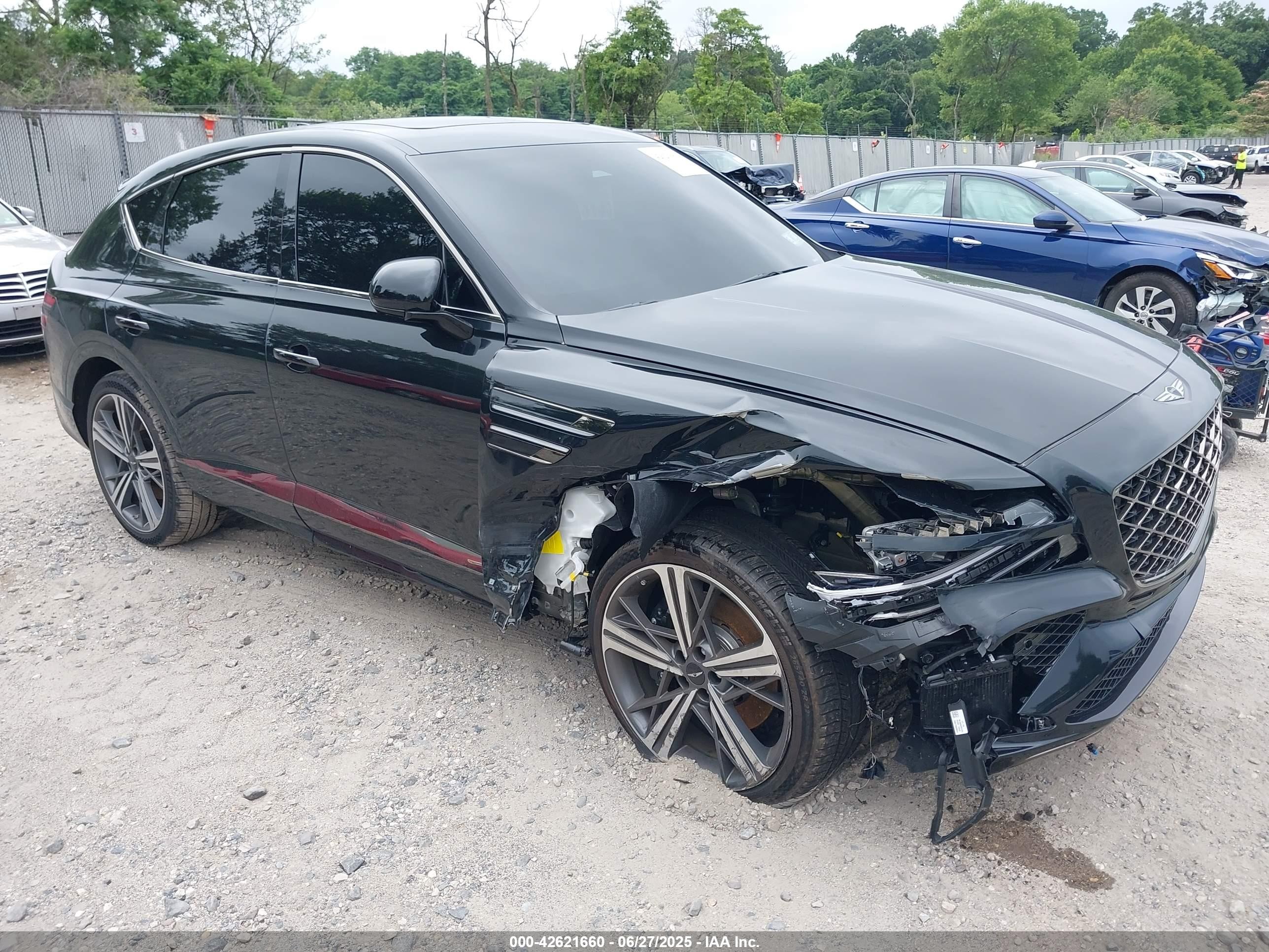 2025 Genesis GV80 Coupe 3.5T e-SC, VIN KMUJBESC1SU244042 — Front end