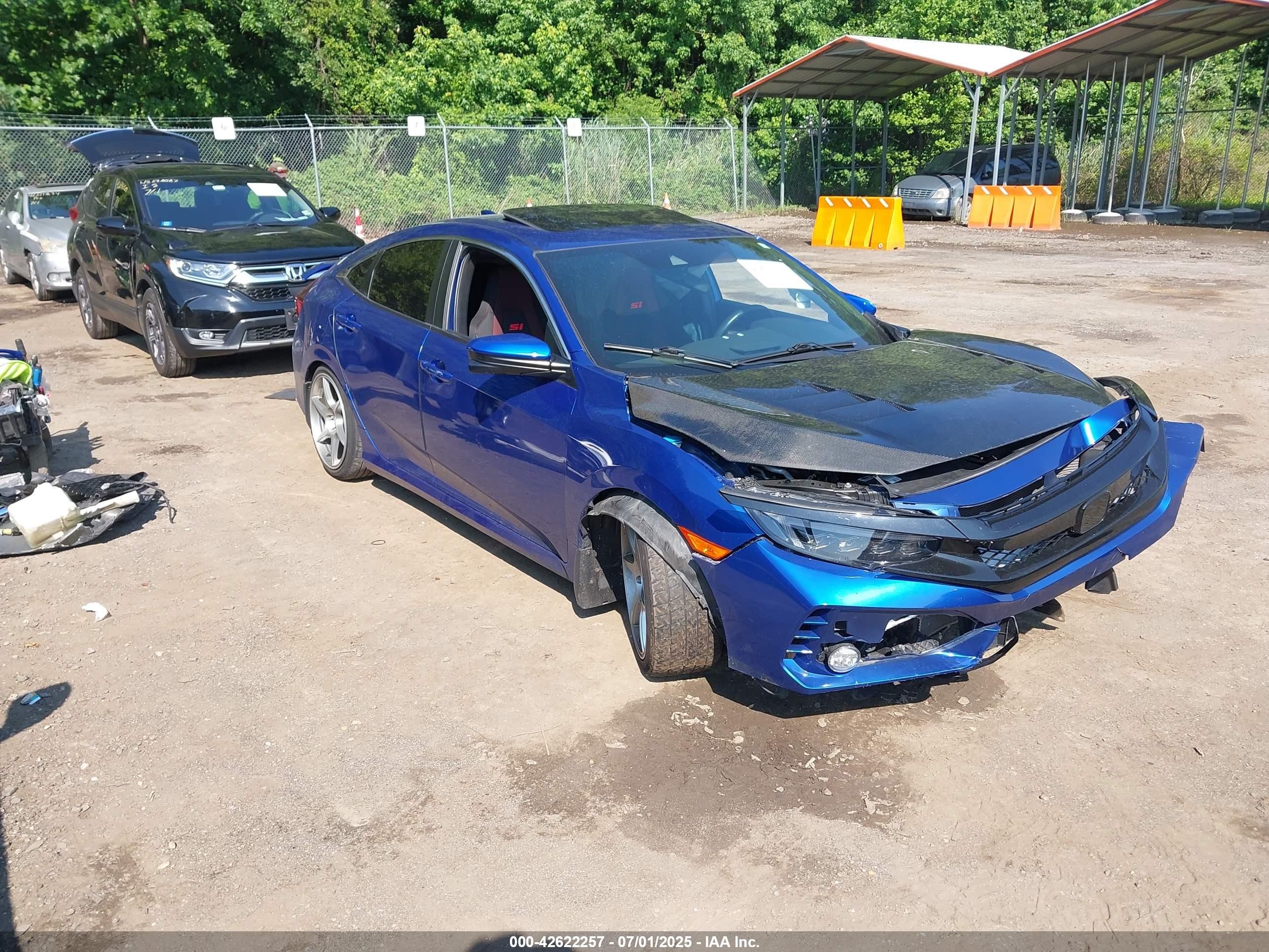 2020 Honda Civic Si, VIN 2HGFC1E58LH707487 — Auction photo