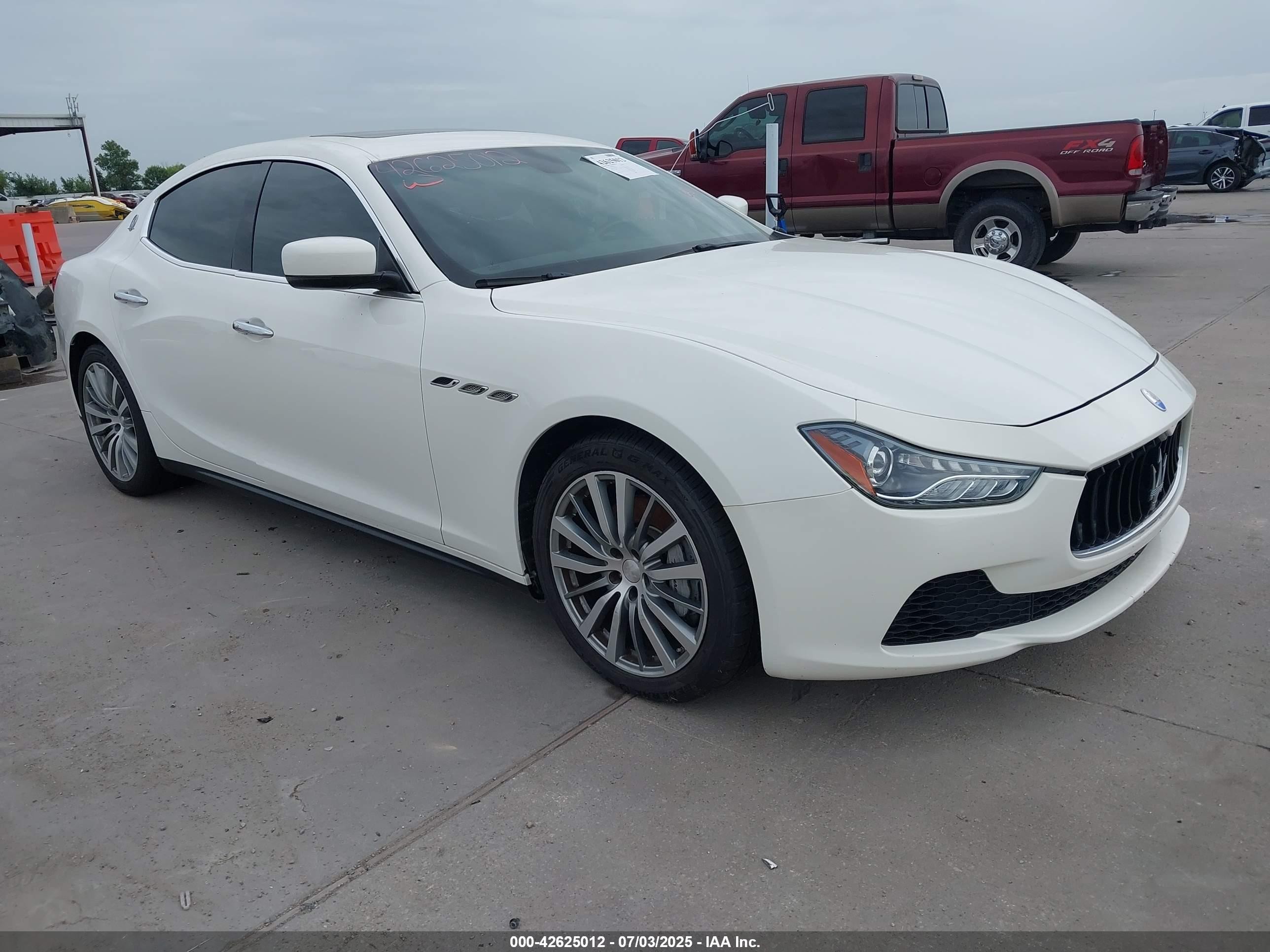 2016 Maserati Ghibli, VIN ZAM57XSA4G1179417 — Механическое