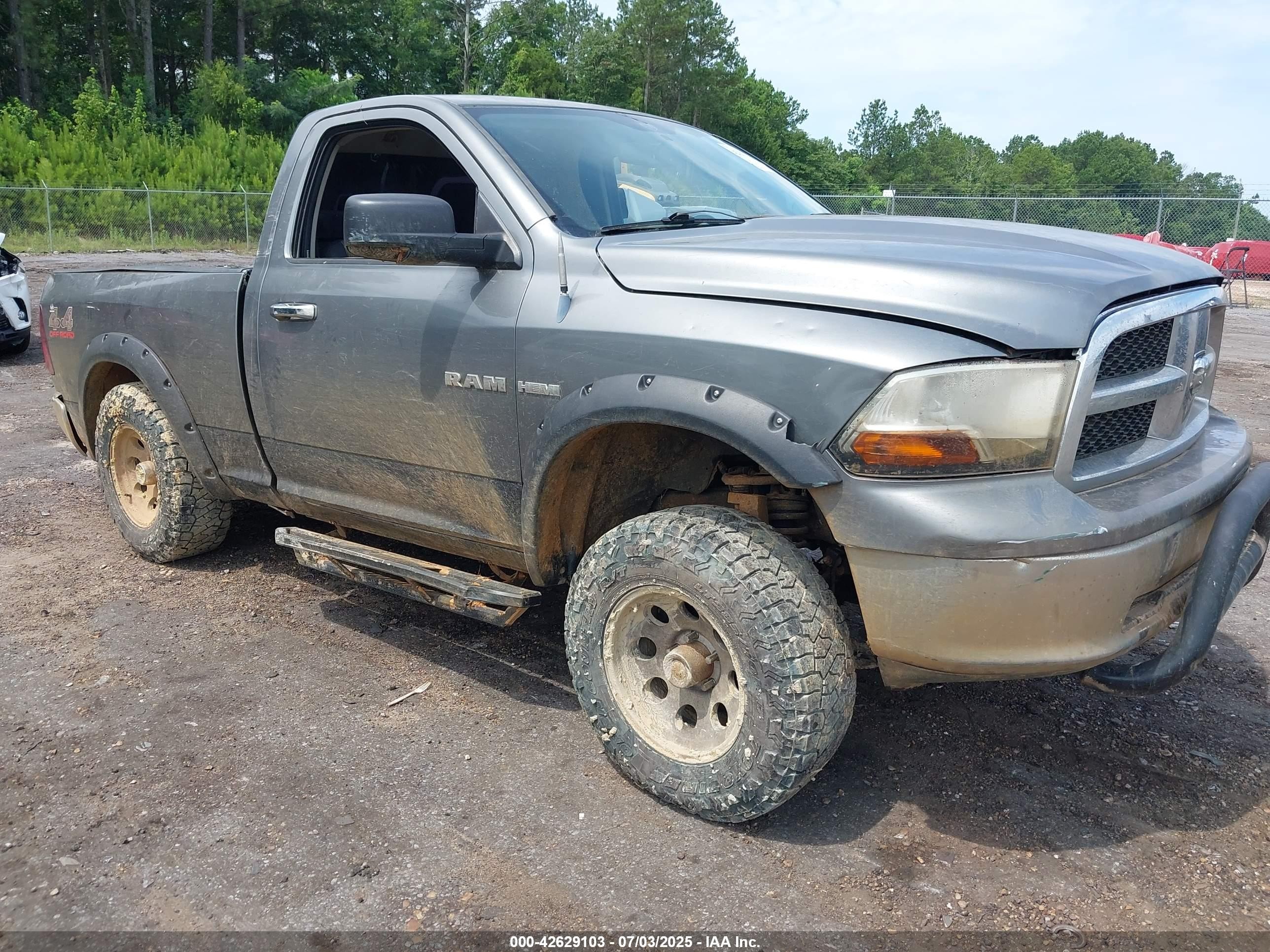 2010 Dodge 1500 ST, VIN 3D7JV1ETXAG108207 — Fresh water flood