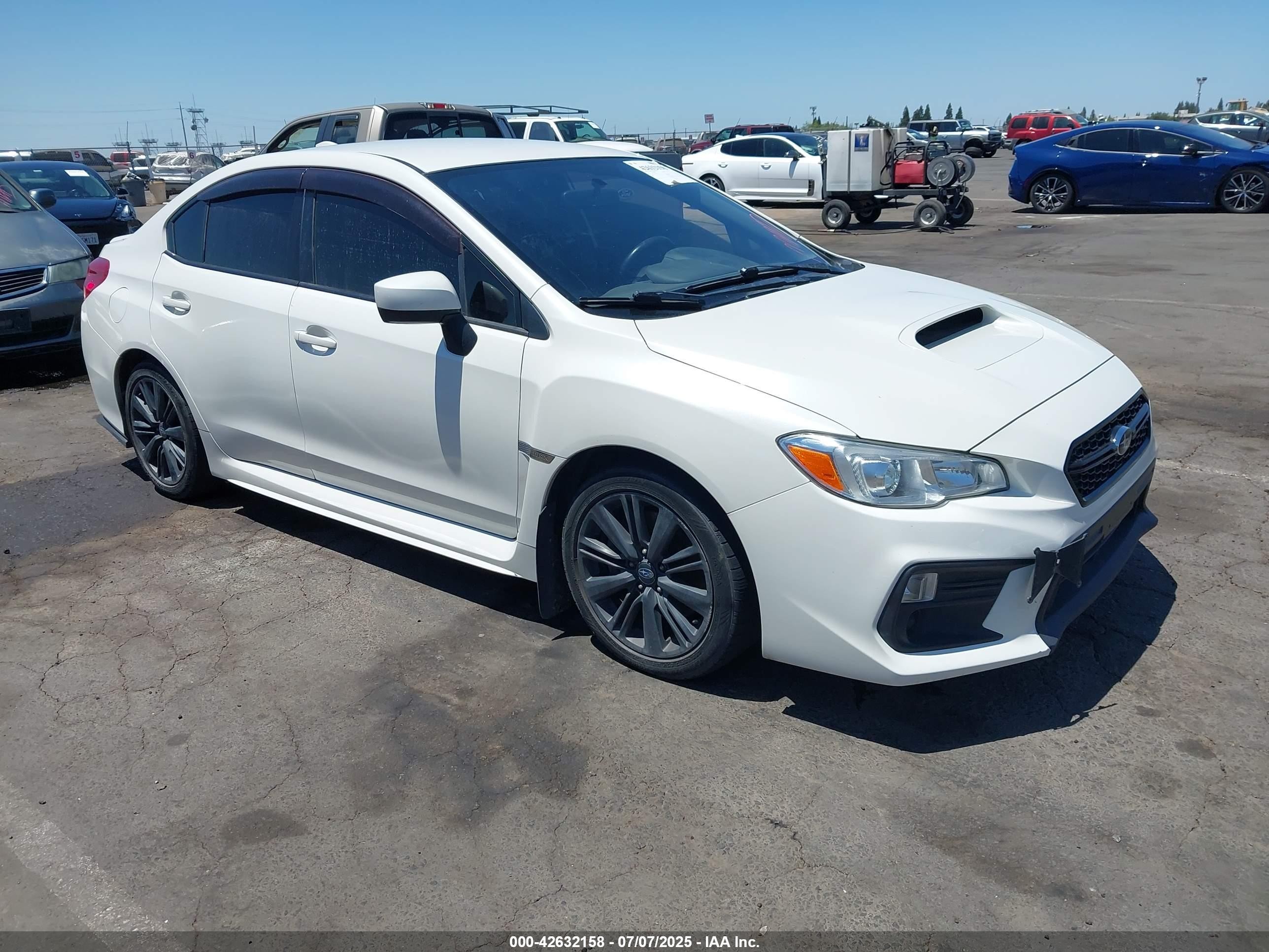 2018 Subaru WRX, VIN JF1VA1A61J9810221 — Rear end