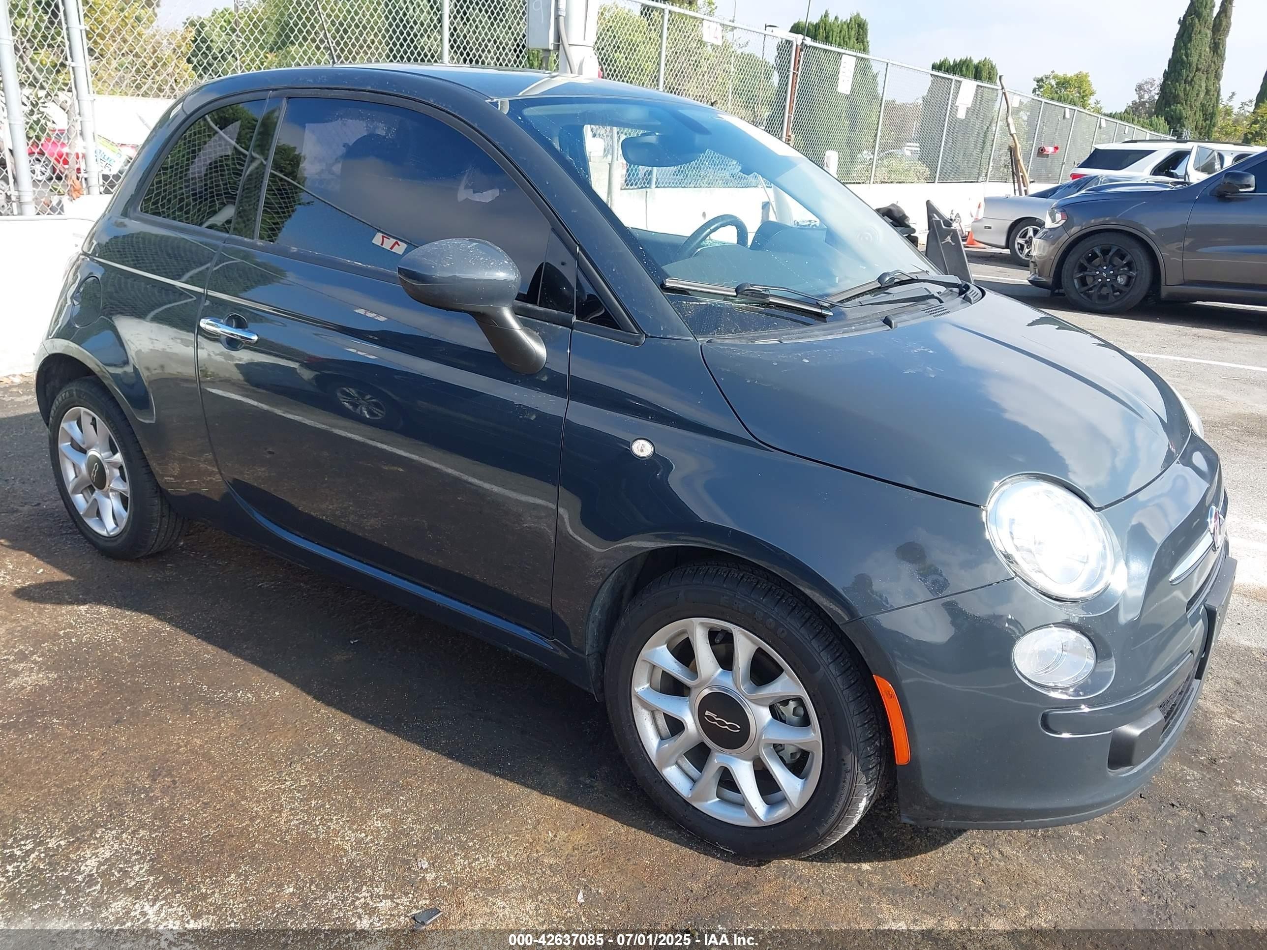 2017 FIAT 500 Pop, VIN 3C3CFFKR3HT700124 — Vandalism