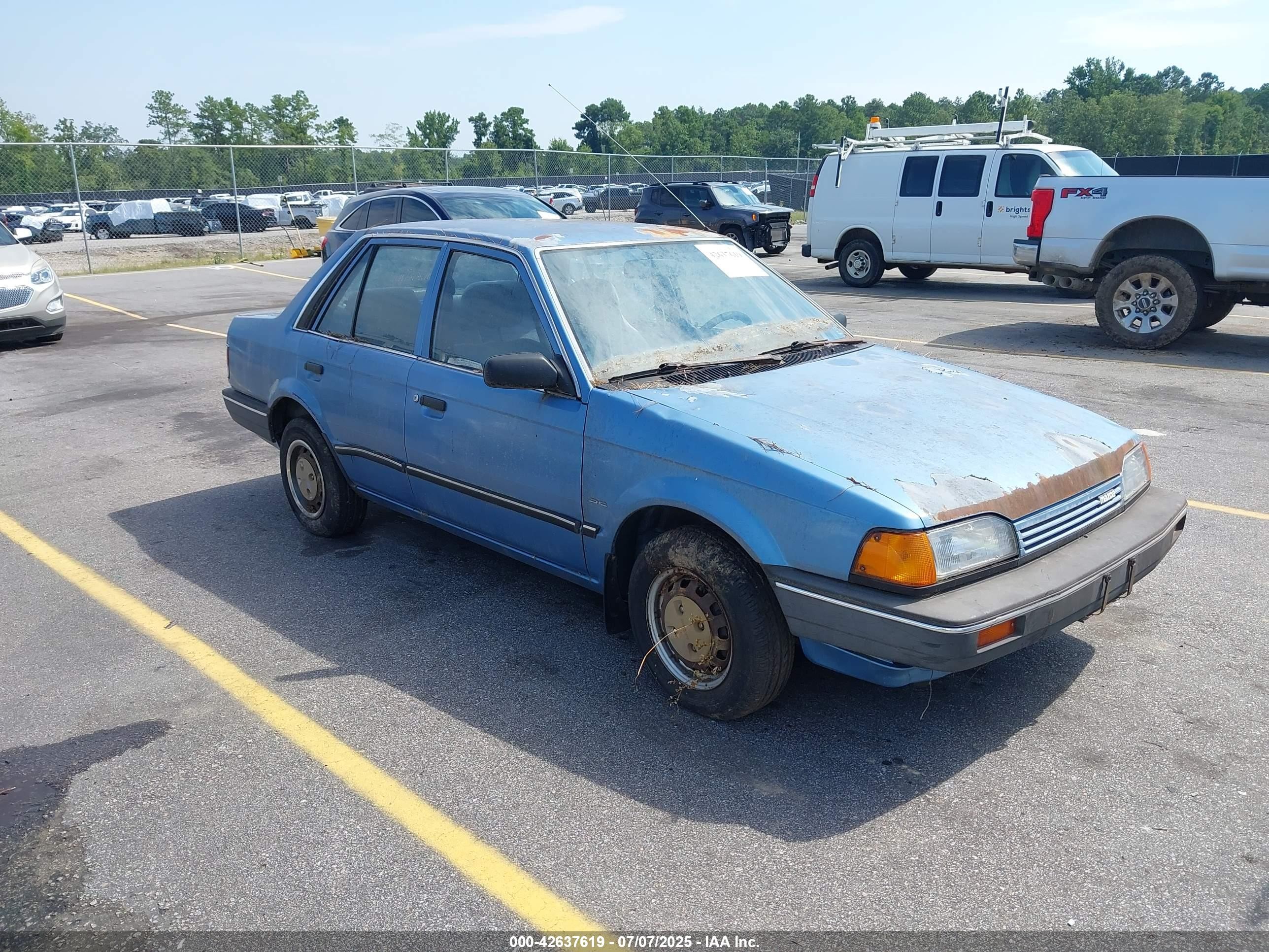 1989 Mazda 323, VIN JM1BF2225K0375970 — Mechanical