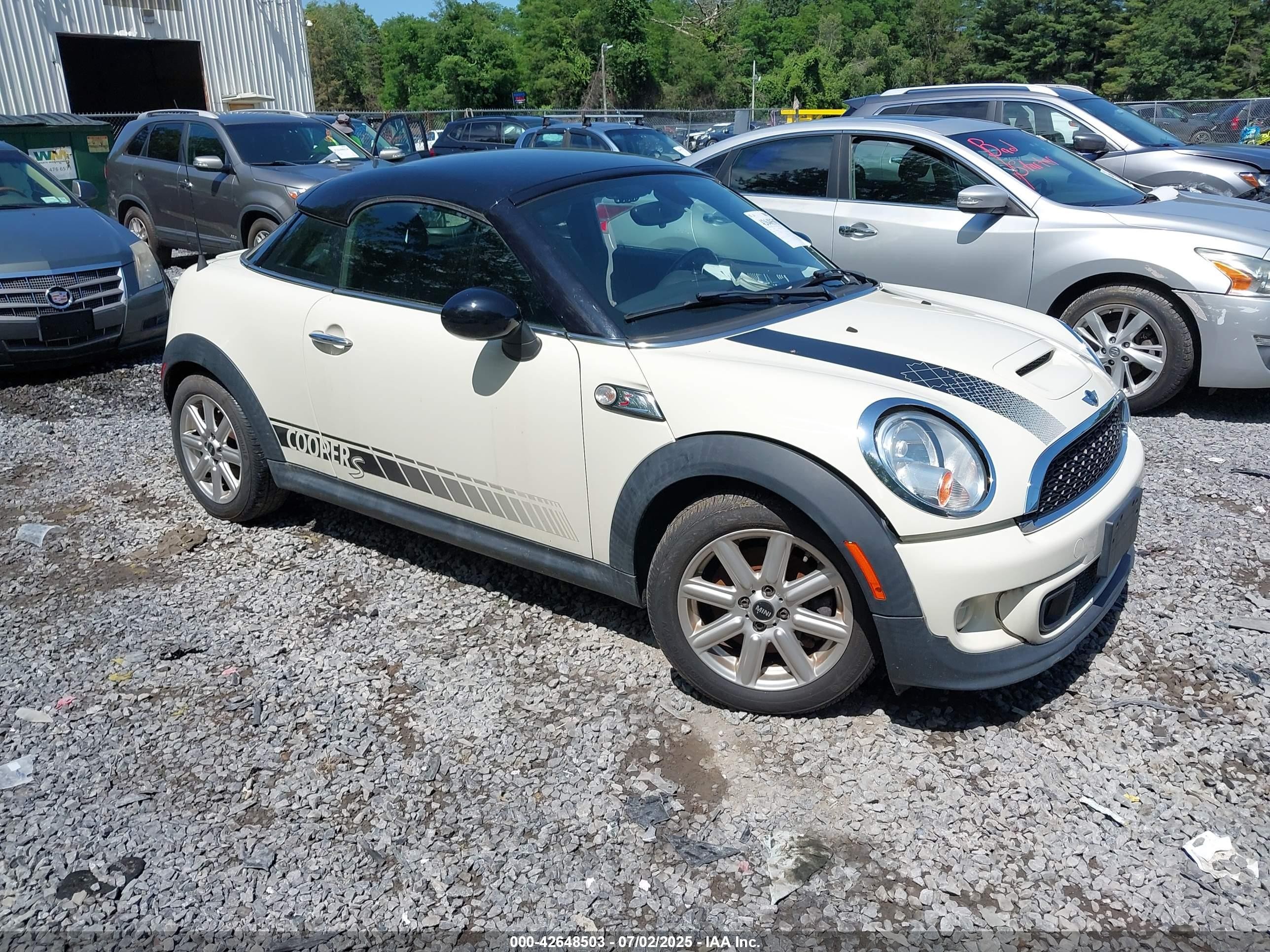 2013 MINI Coupe S, VIN WMWSX3C58DT466421 — Обычный износ
