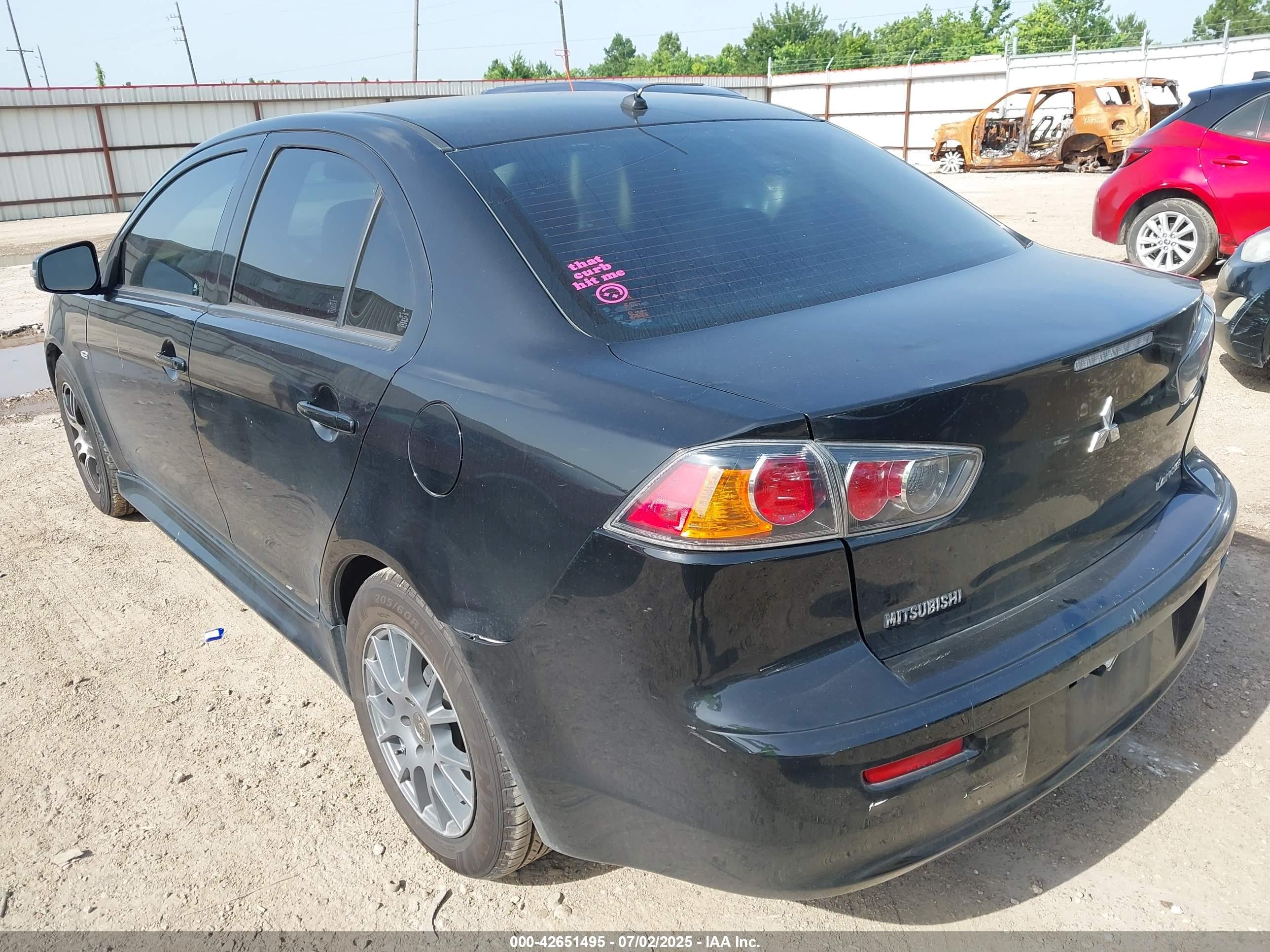 2015 Mitsubishi Lancer ES, VIN JA32U2FU2FU012766 — Фото с аукциона