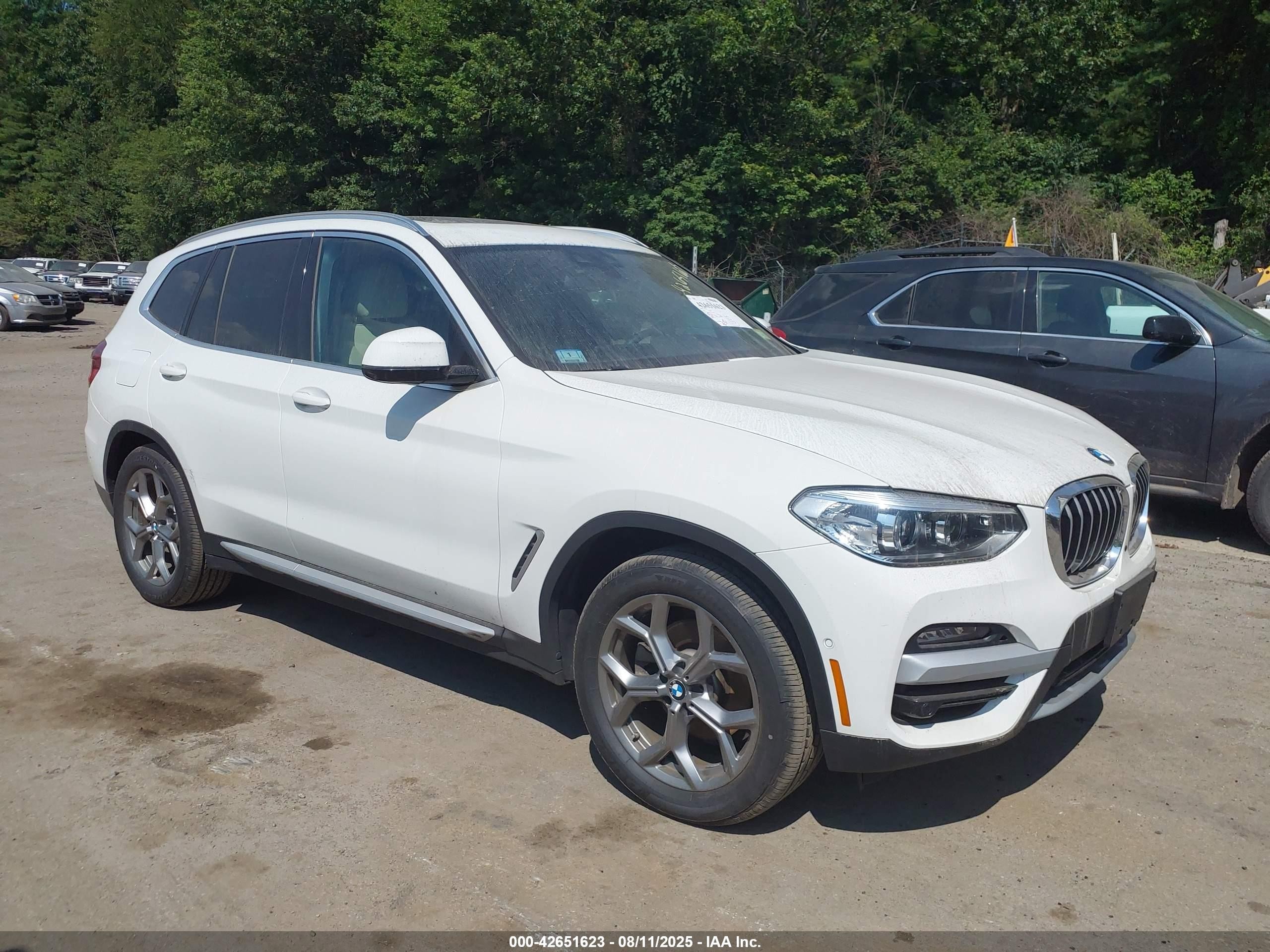 2020 BMW X3 xDrive30i, VIN 5UXTY5C07L9B66547 — Front end