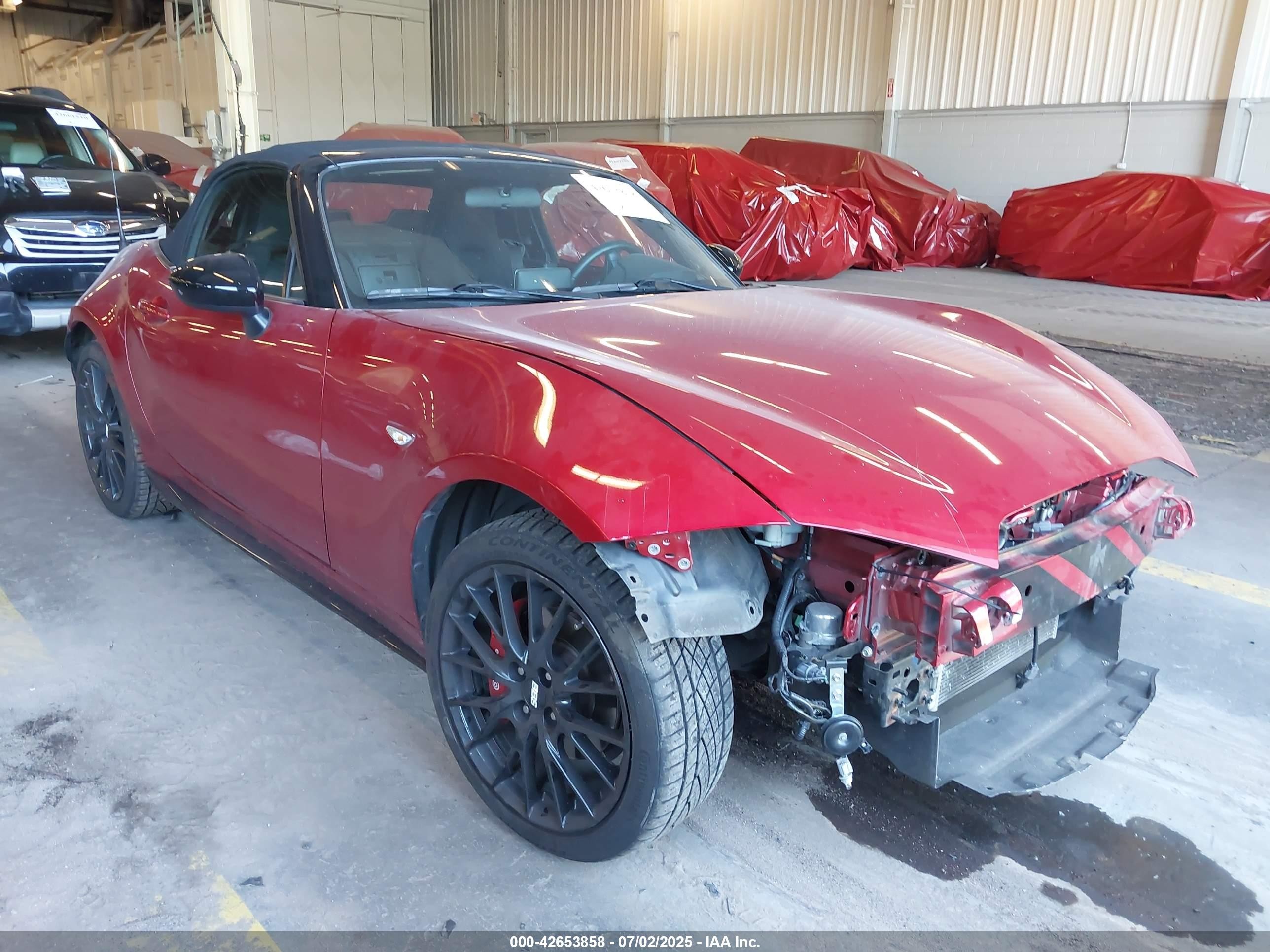 2016 Mazda MX-5 Miata Club, VIN JM1NDAC79G0112749 — Front end
