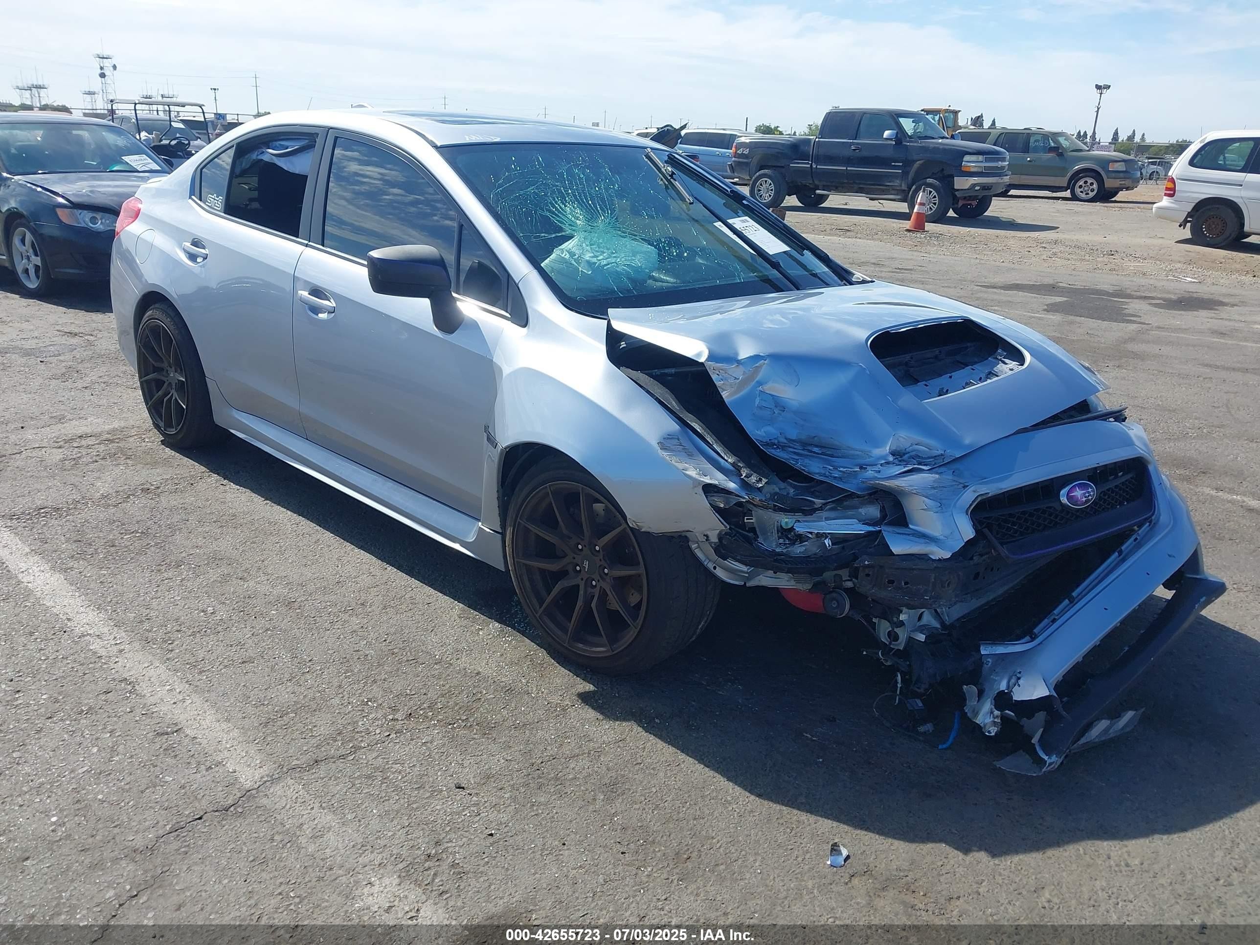 2015 Subaru WRX Premium, VIN JF1VA1D61F9830617 — Front end