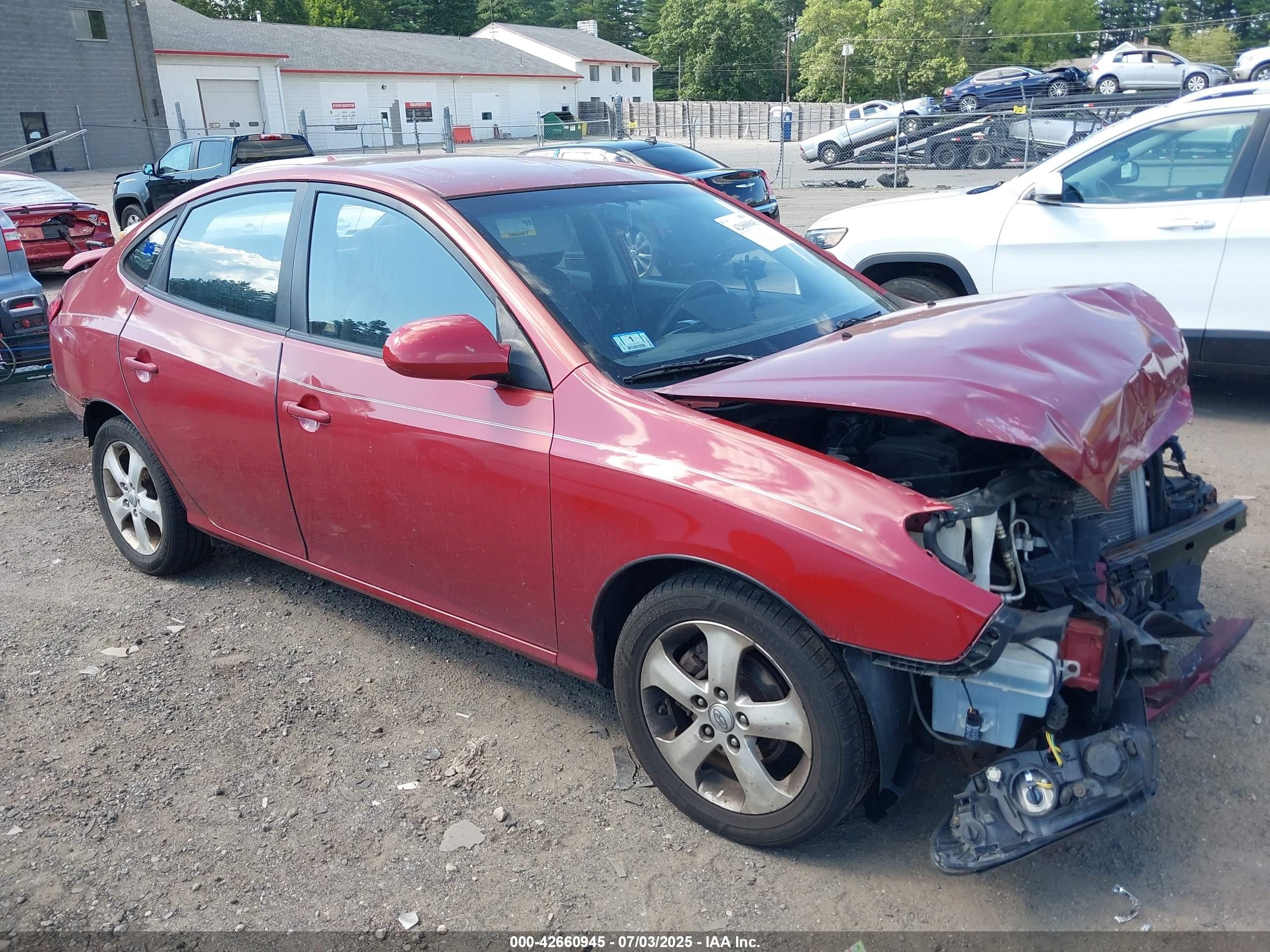 2010 Hyundai Elantra SE, VIN KMHDU4AD4AU877384 — Vandalism