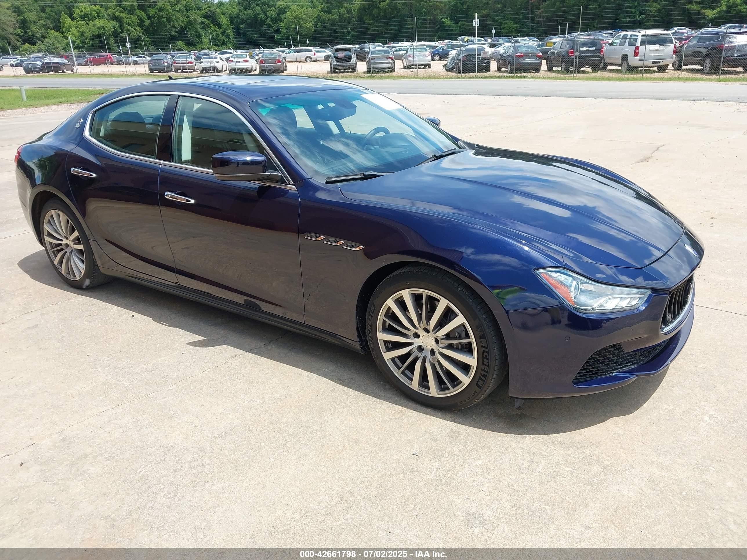 2015 Maserati Ghibli, VIN ZAM57XSAXF1141477 — Hail
