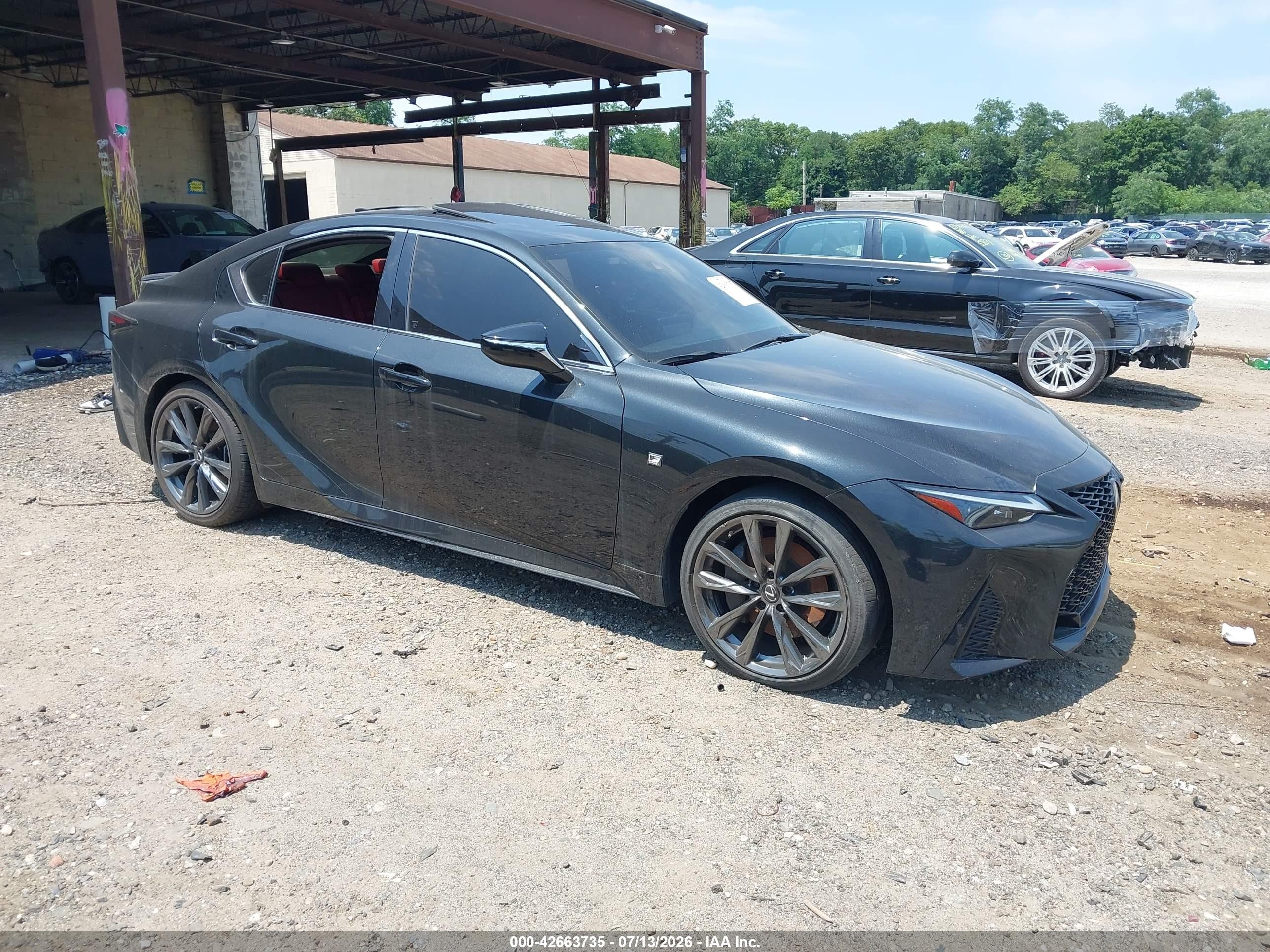 2022 Lexus IS 350 F Sport, VIN JTHGZ1E21N5026376 — Theft recovery