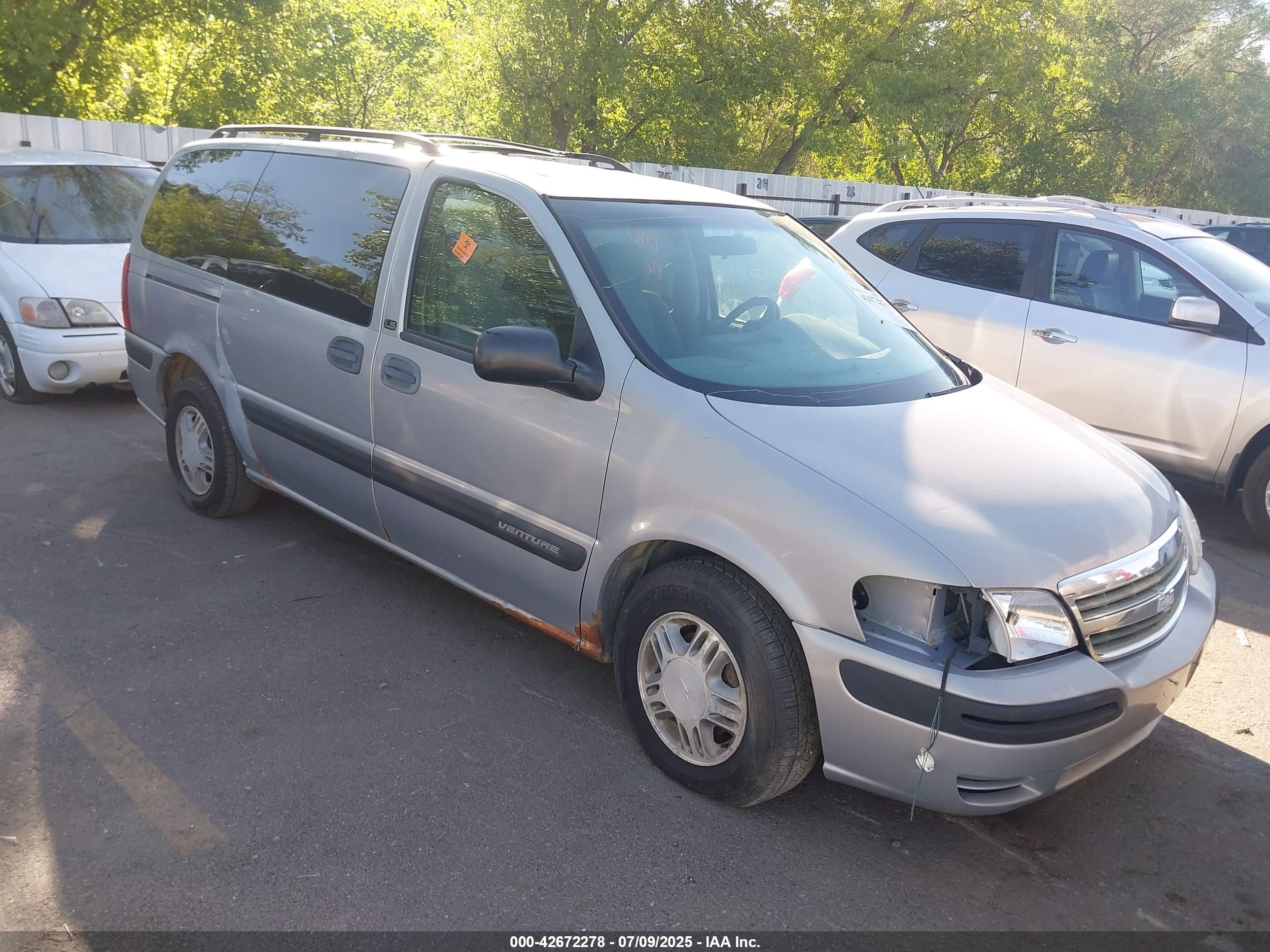 2001 Chevrolet Venture LS Y3G Mobility, VIN 1GNDX03E11D276001 — Biohazard / chemical