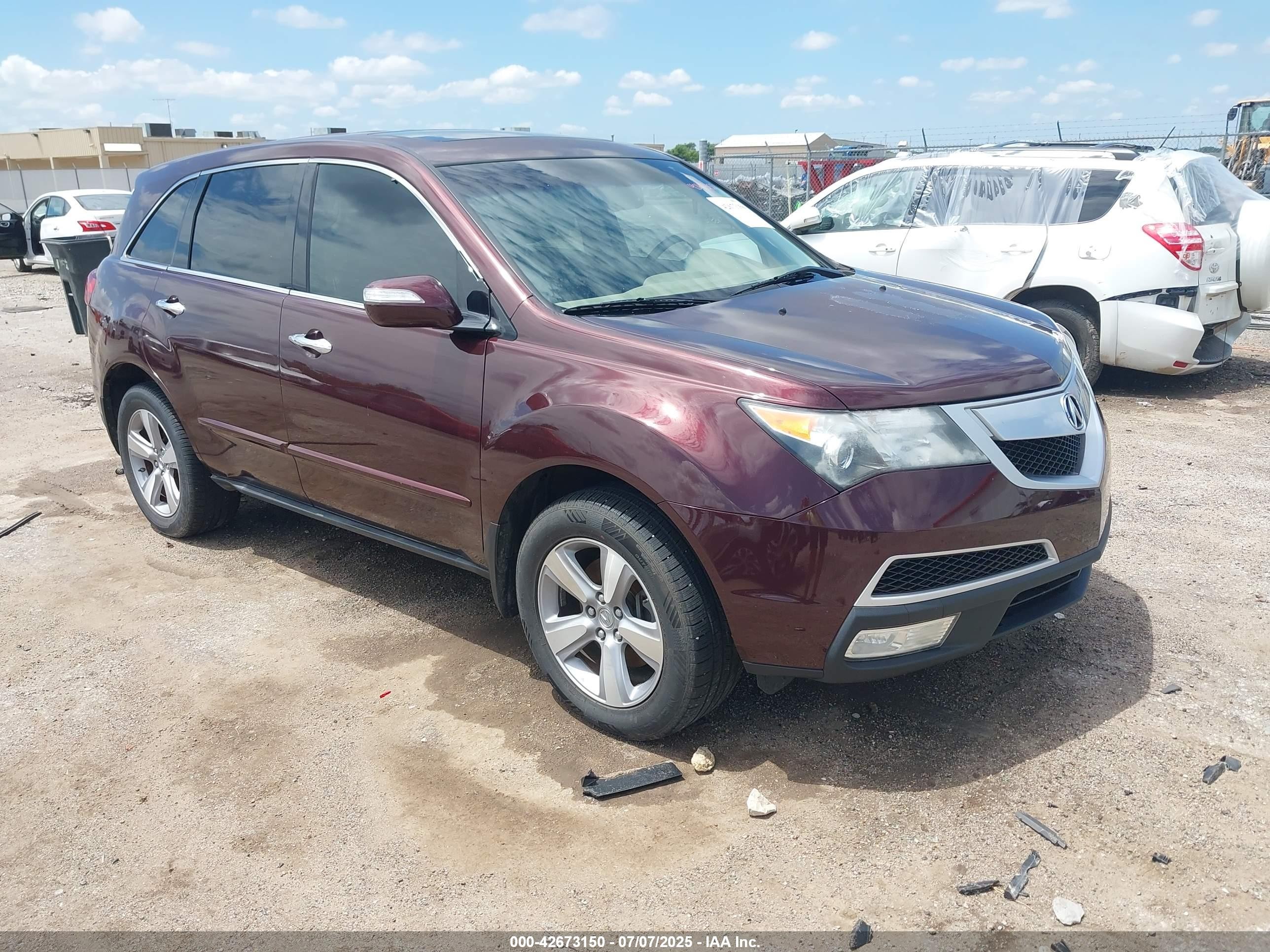 2012 Acura MDX, VIN 2HNYD2H21CH524213 — Fresh water flood