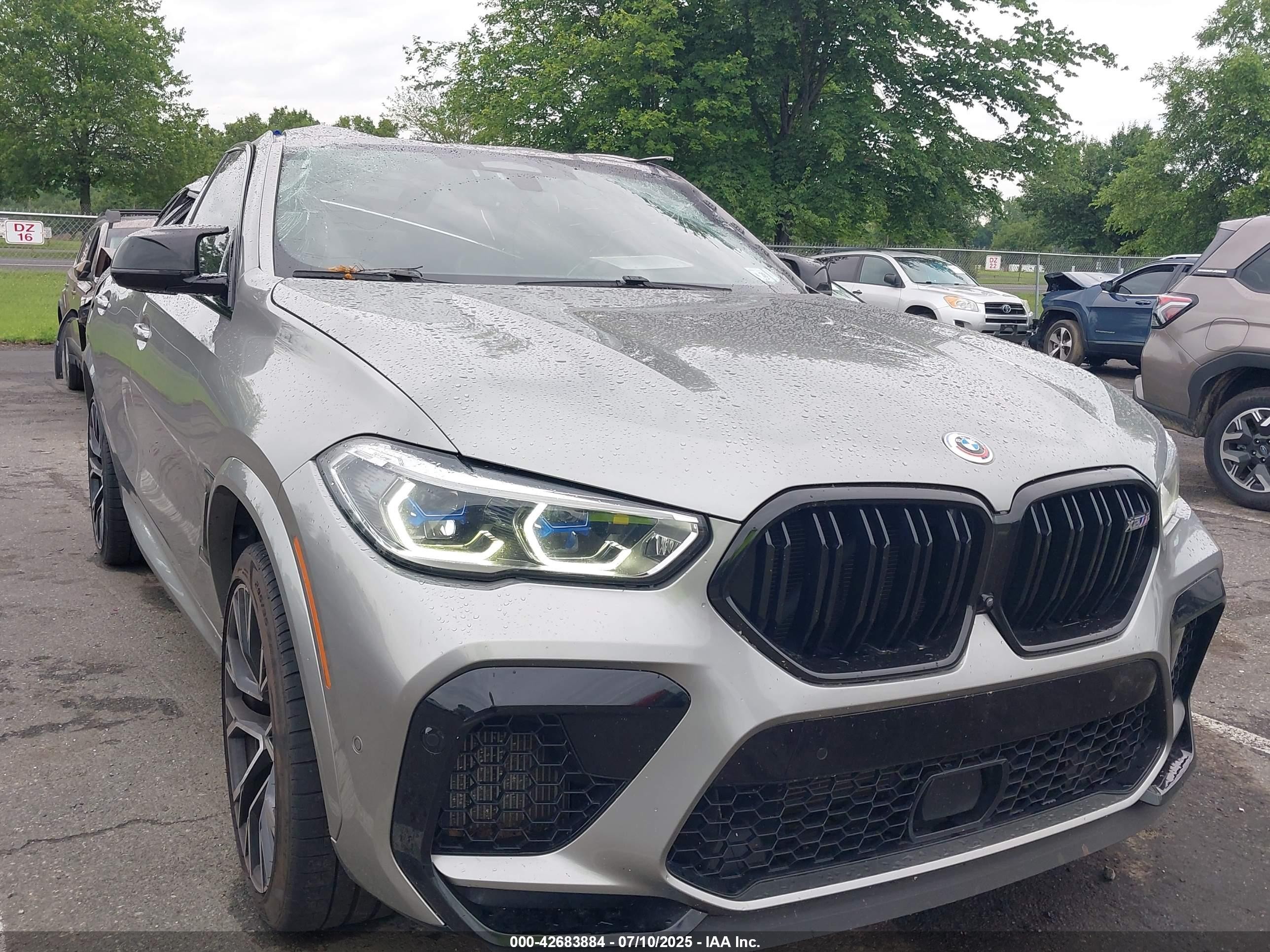 2023 BMW X6 M, VIN 5YMCY0C0XP9P84198 — Storm