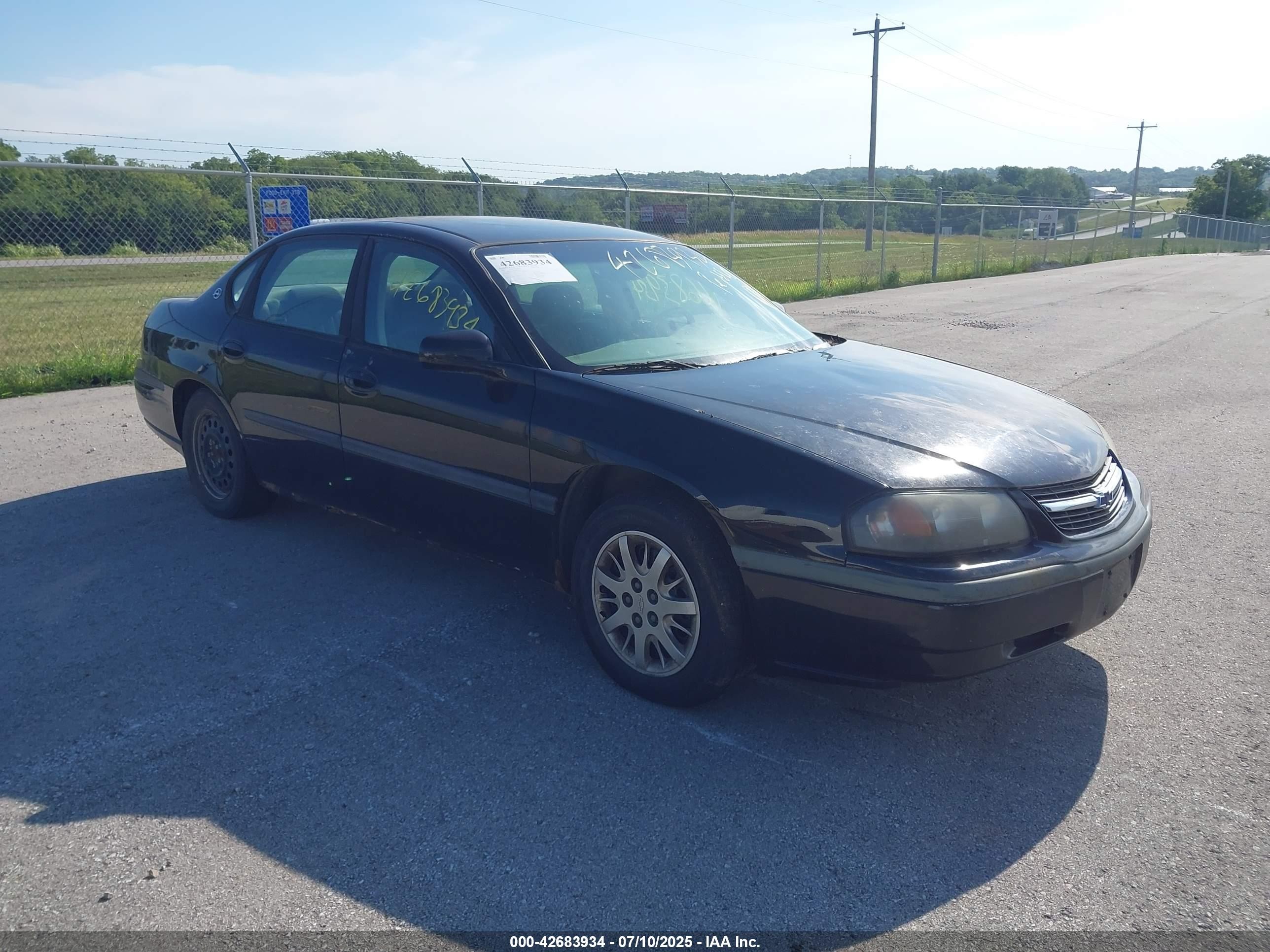 2003 Chevrolet Impala Police 9C3, VIN 2G1WF55K739347022 — Front end