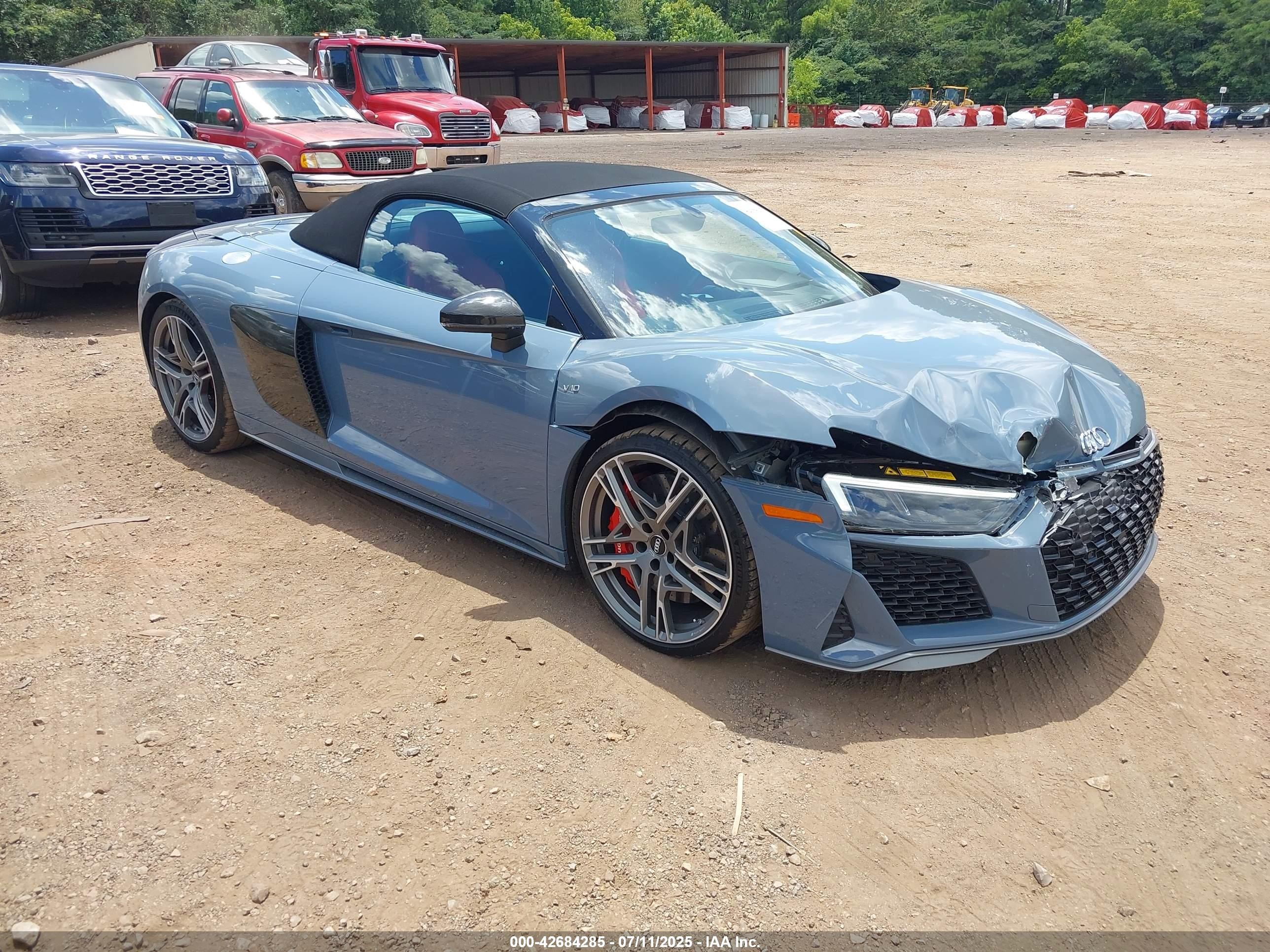 2020 Audi R8 Spyder performance, VIN WUA4BCFX1L7902012 — Front end