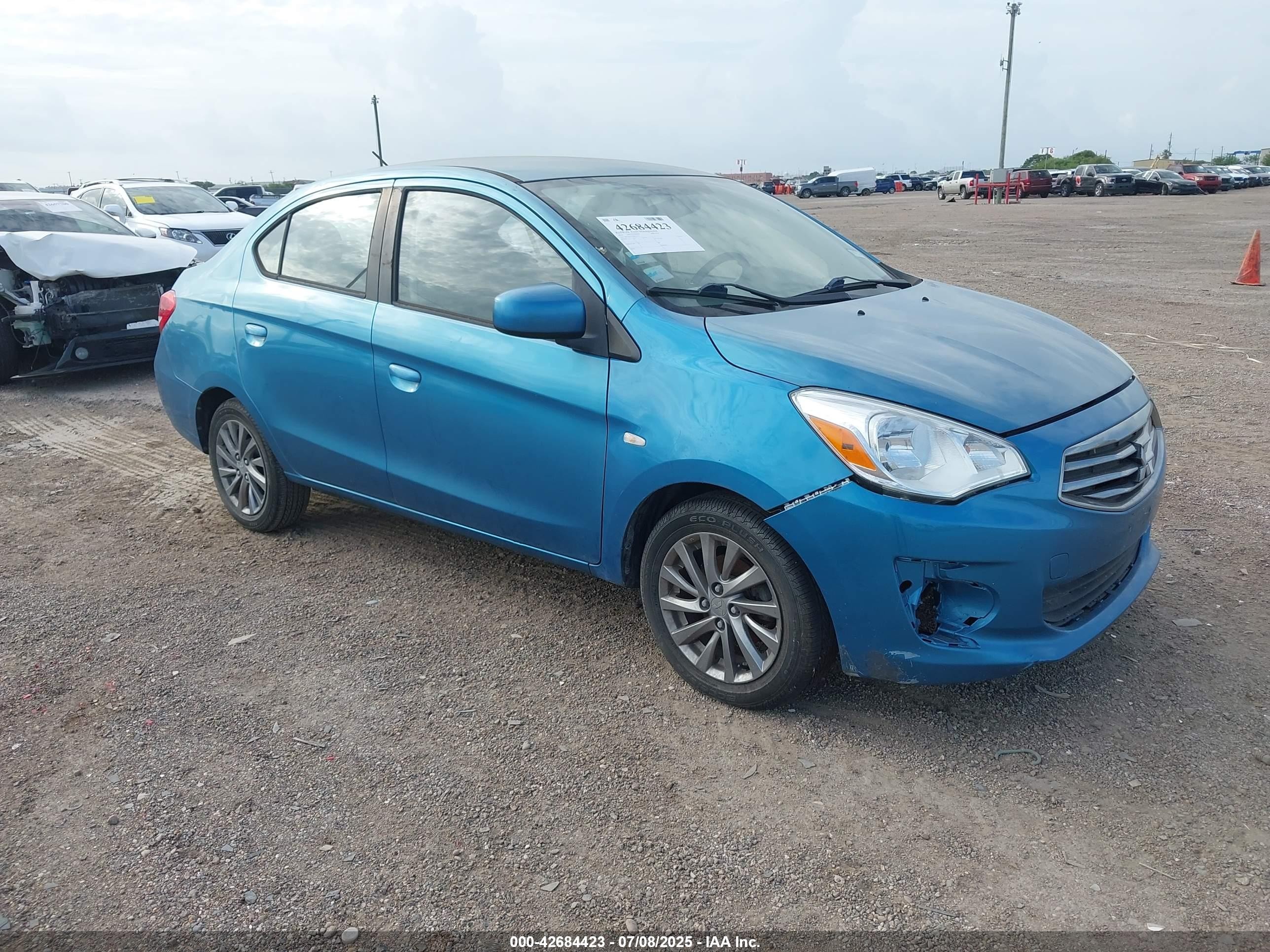 2018 Mitsubishi Mirage ES, VIN ML32F3FJ3JHF07573 — Repossession