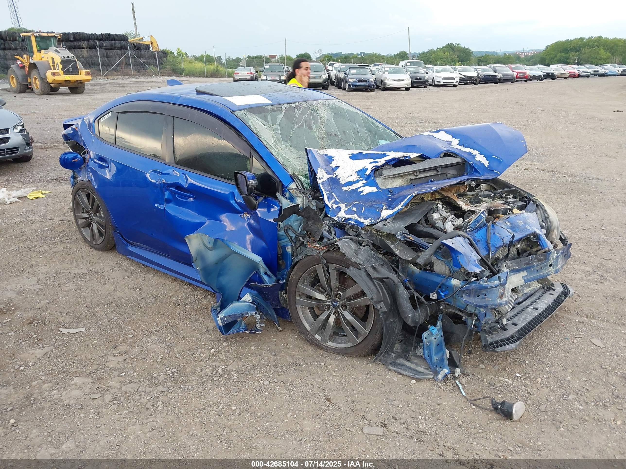 2017 Subaru WRX Limited, VIN JF1VA1L66H9808228 — Front end