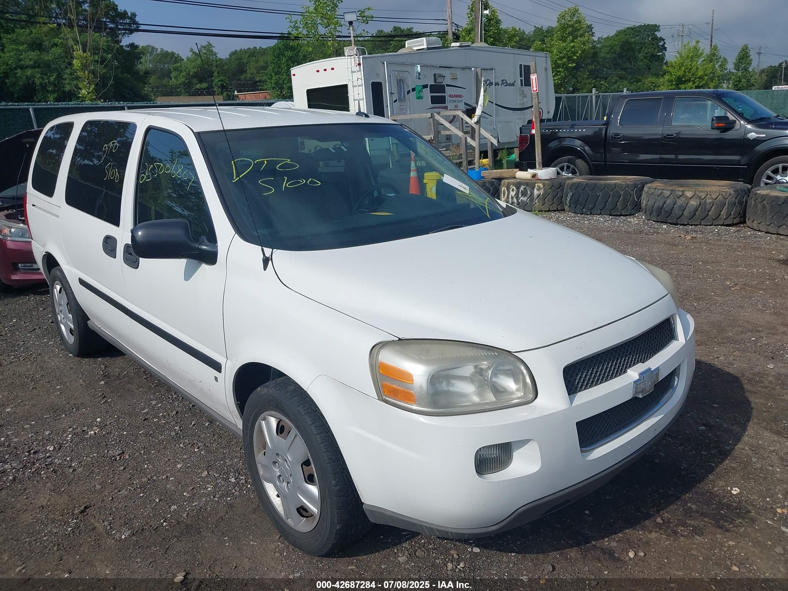 2008 Chevrolet Uplander LS, VIN 1GNDV23W78D154408 — Not stated