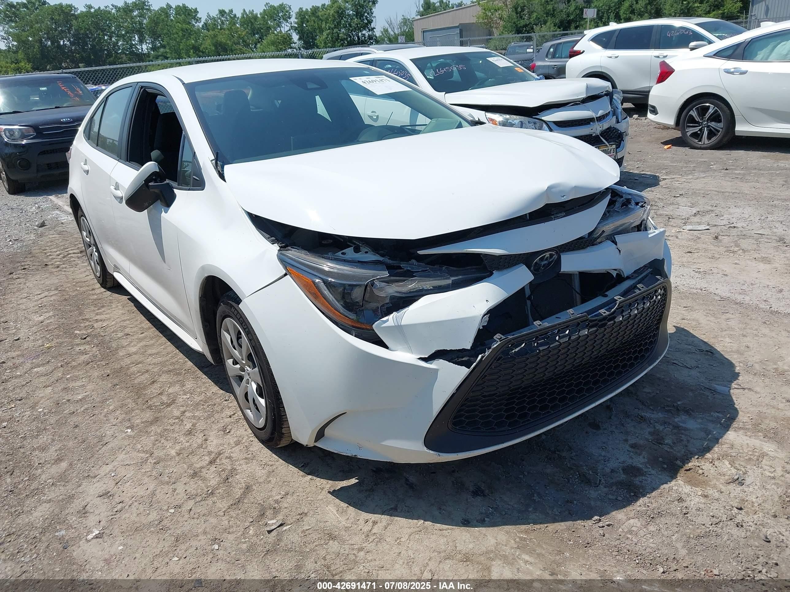 2021 Toyota Corolla LE, VIN 5YFEPMAE4MP192148 — All over