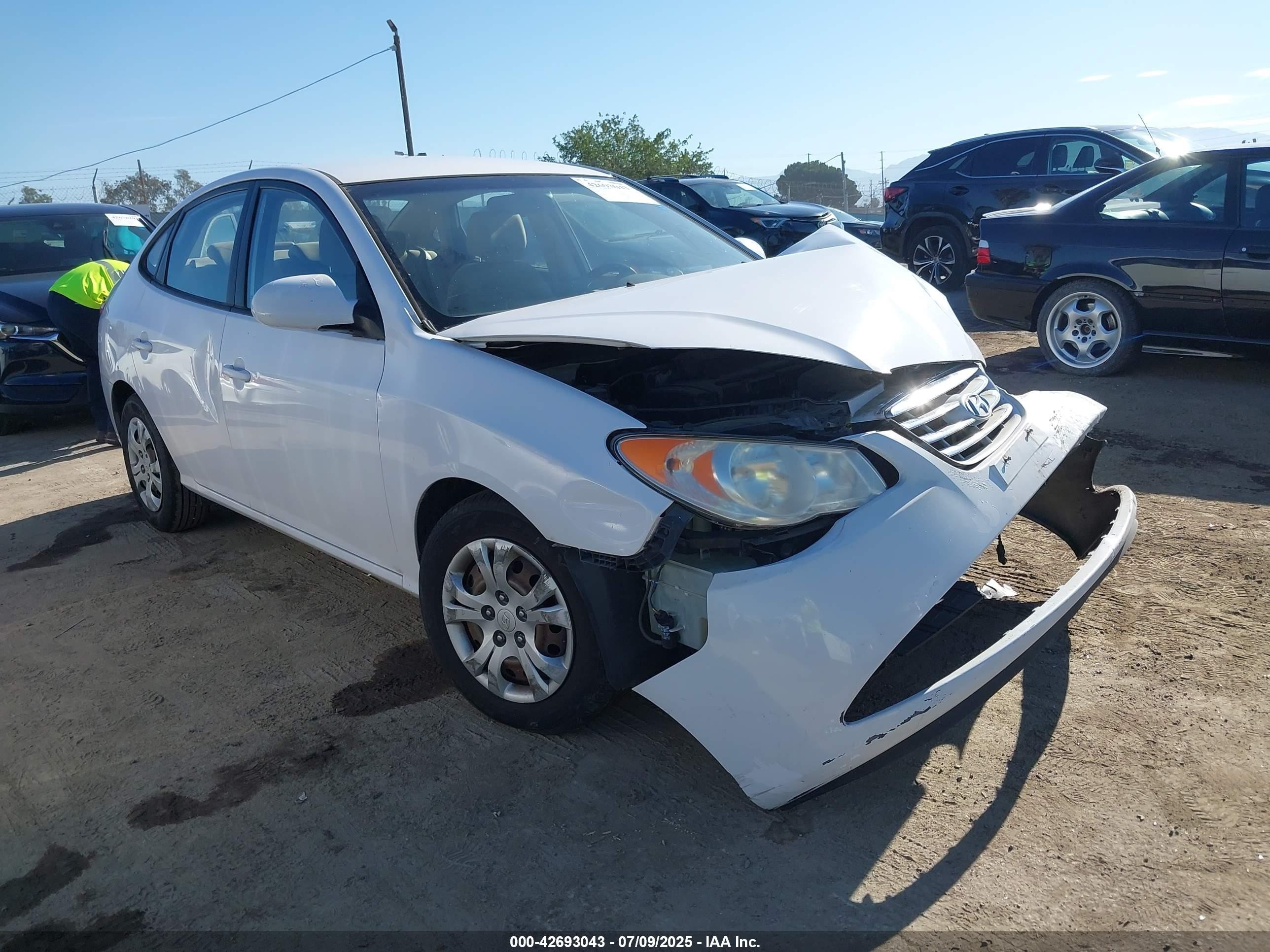 2010 Hyundai Elantra SE, VIN KMHDU4ADXAU039165 — Front end