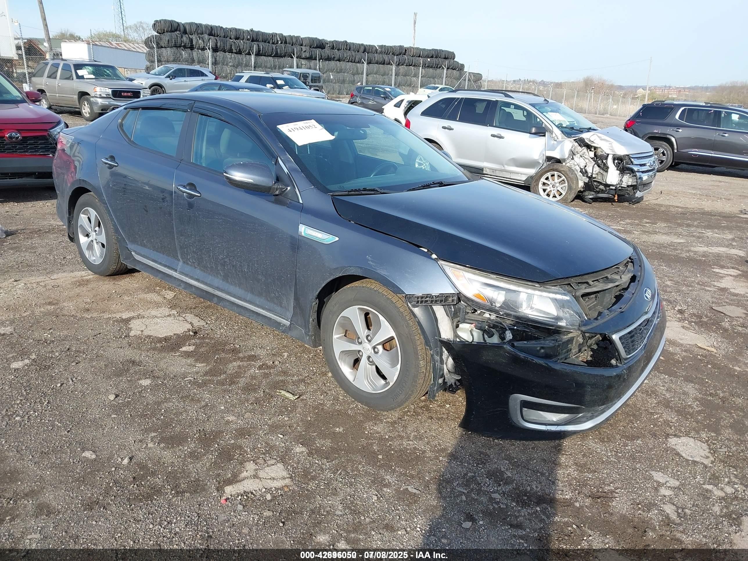 2015 Kia Optima, VIN KNAGM4AD7F5082443 — Front end