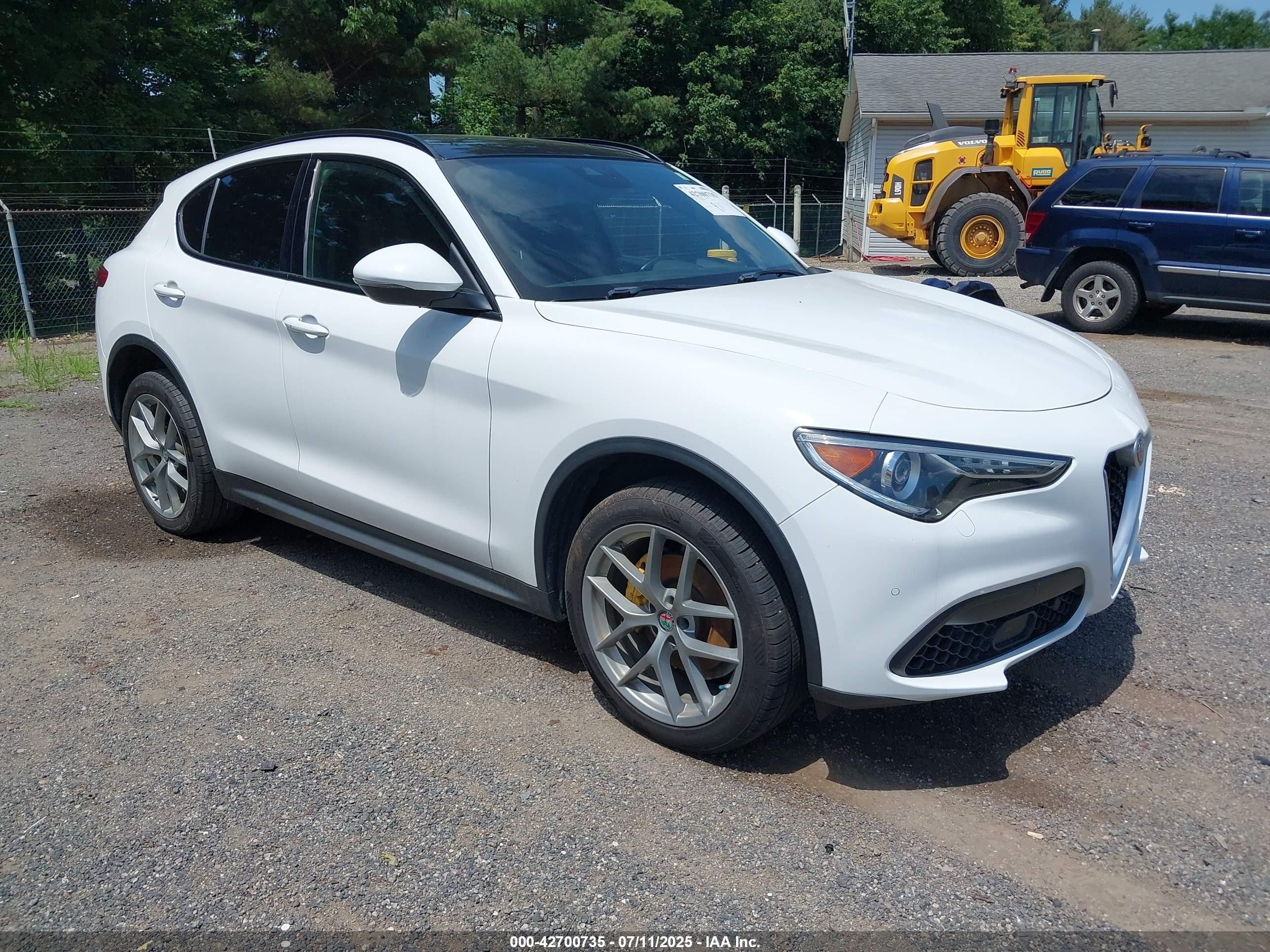 2018 Alfa Romeo Stelvio Ti Sport, VIN ZASFAKNN5J7C20192 — Interior fire