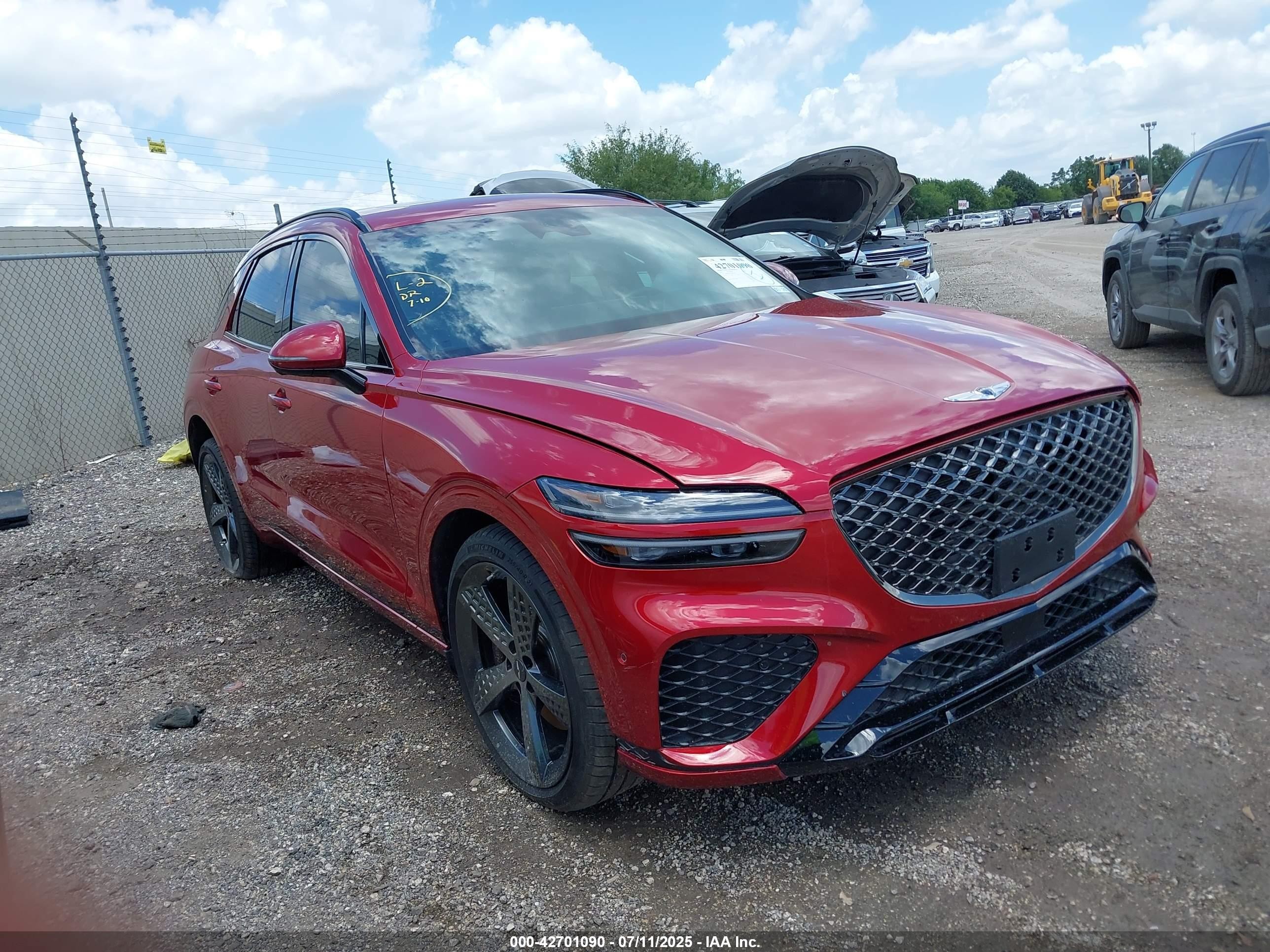 2025 Genesis GV70 Sport, VIN 5NMMCDTC7SH033988 — Water / flood