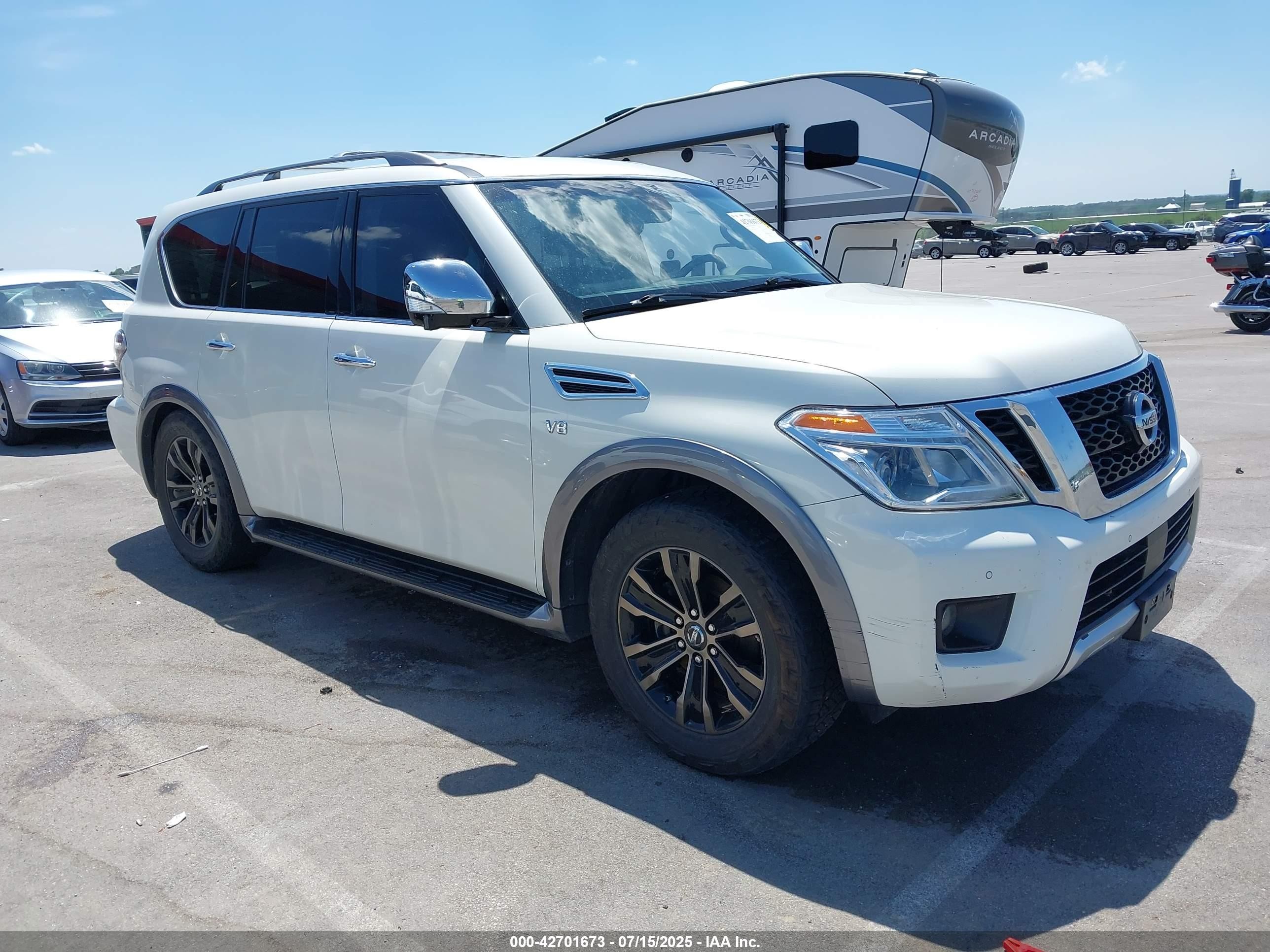 2018 Nissan Armada Platinum, VIN JN8AY2NE5J9730775 — Fresh water flood