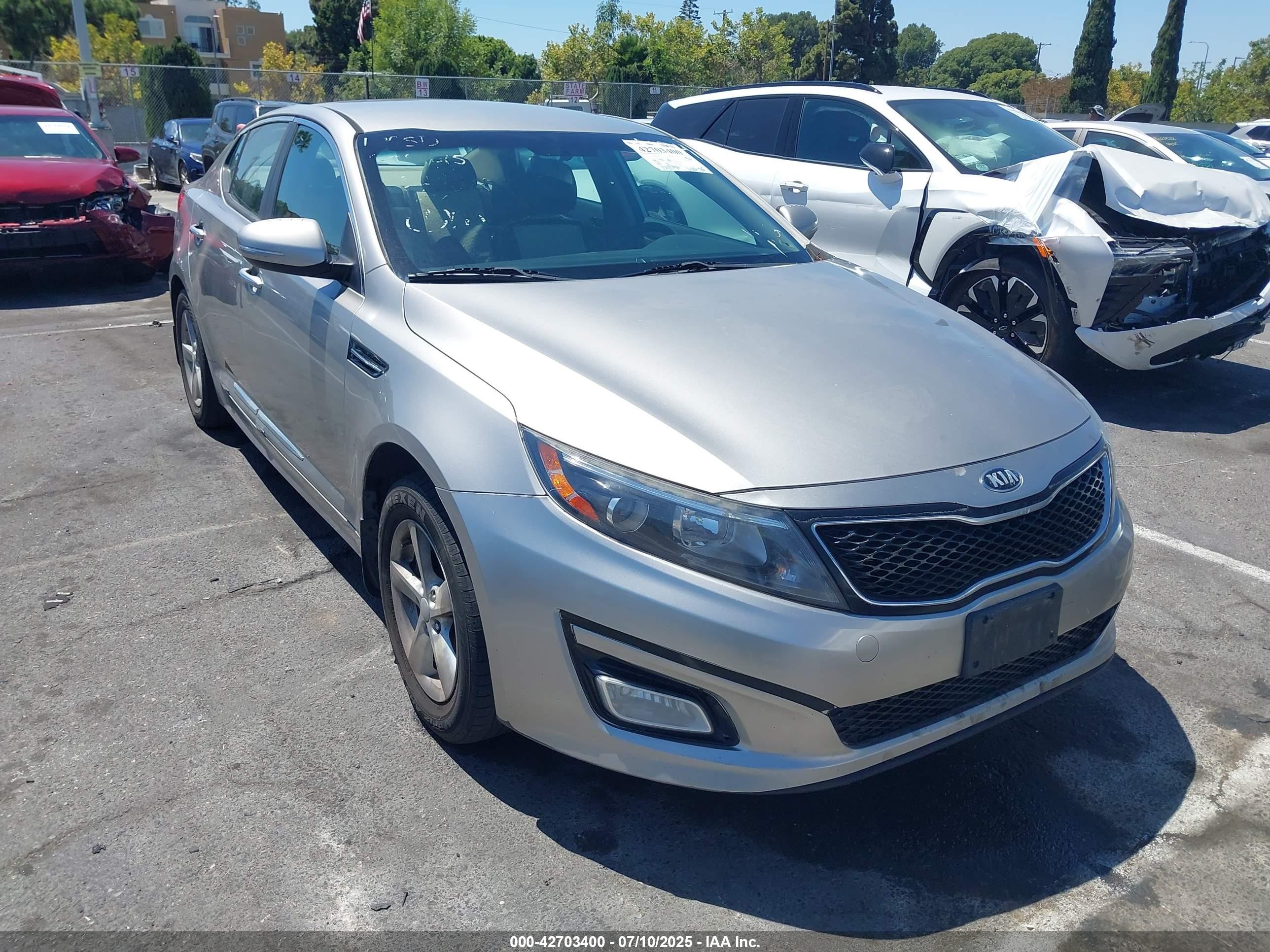 2015 Kia Optima LX, VIN KNAGM4A77F5556434 — Theft recovery